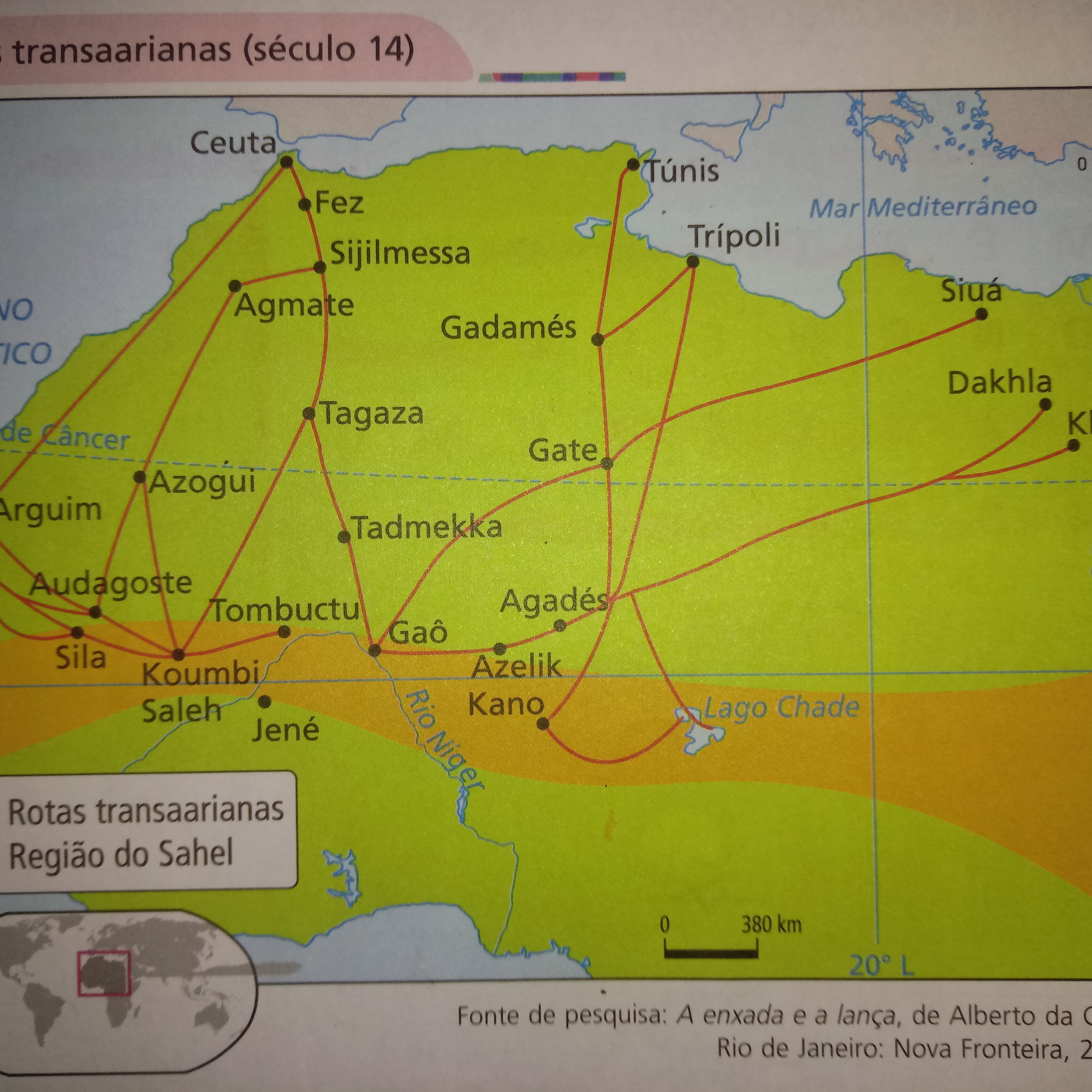 As rotas transaarianas
