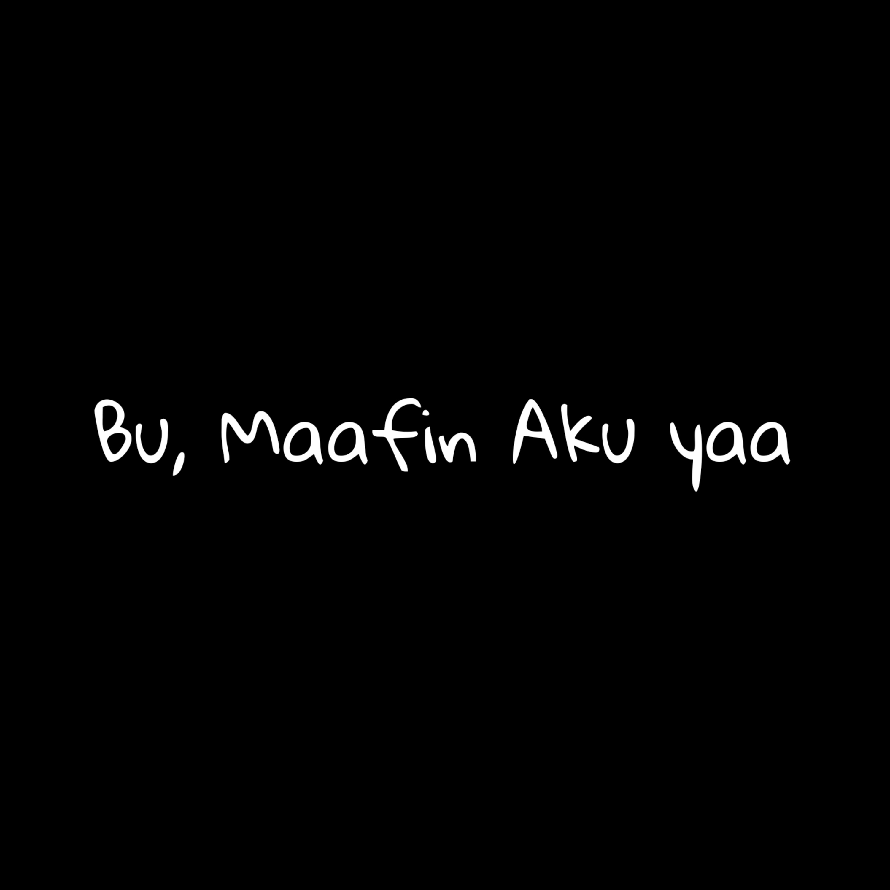 30. Bu, Maafin Aku Ya