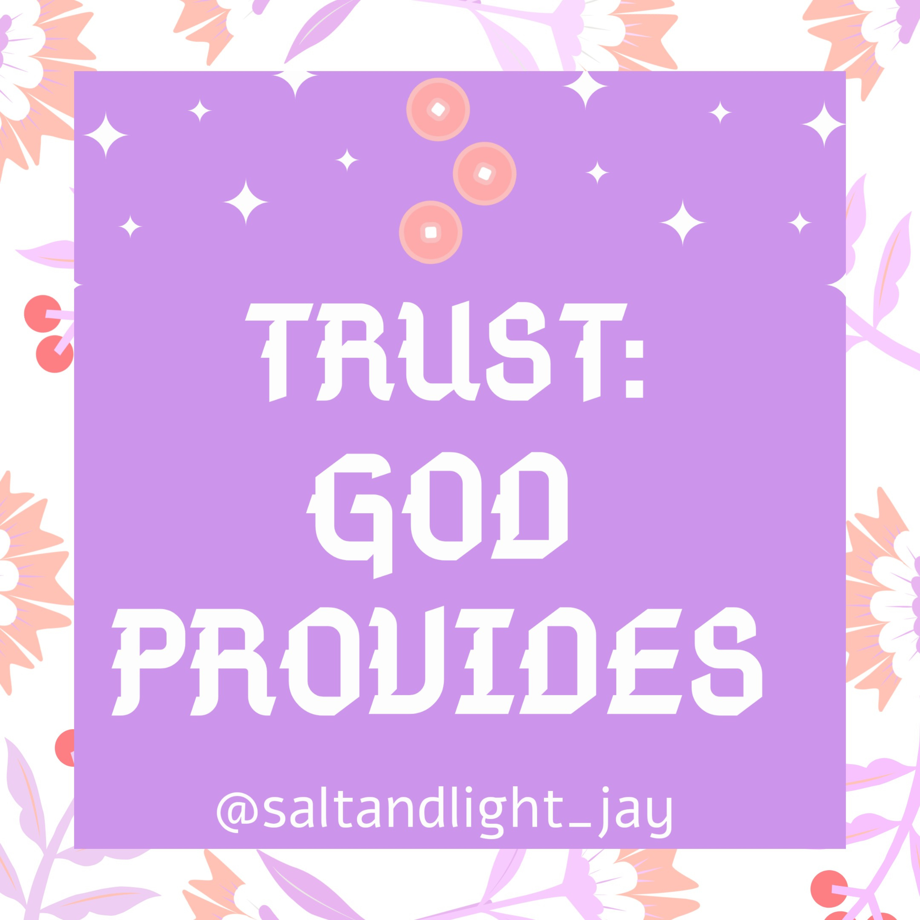 Trust: God Provides episode artwork
