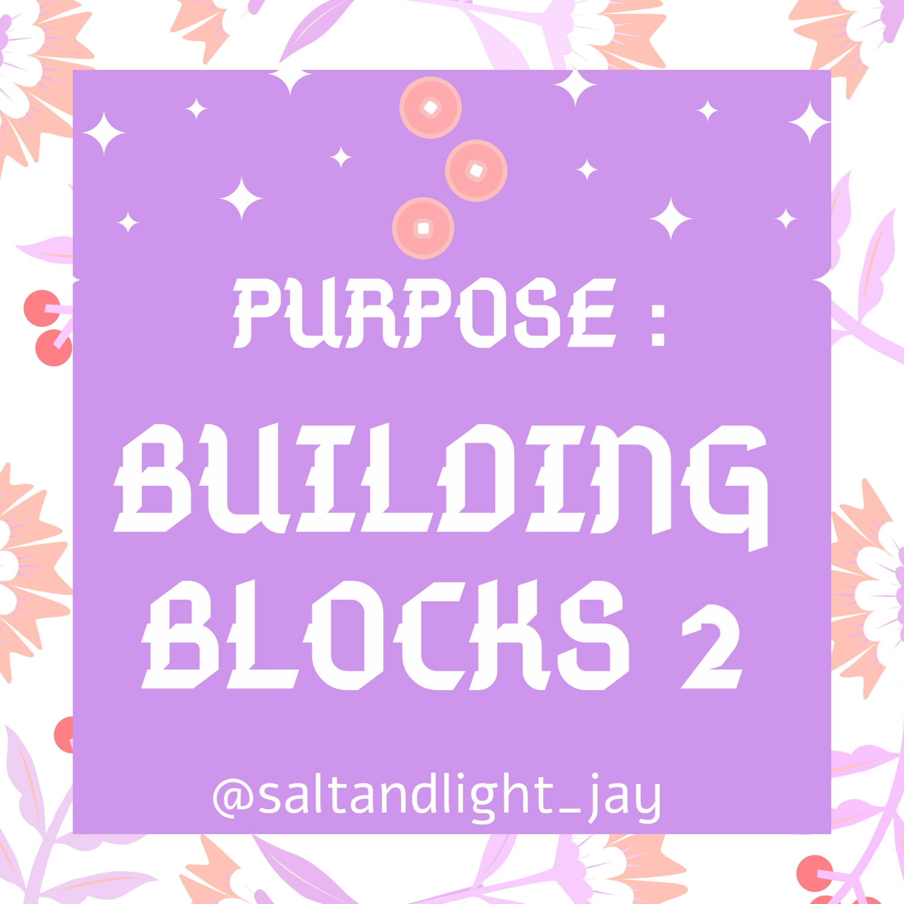 Purpose: Building Blocks 2 episode artwork