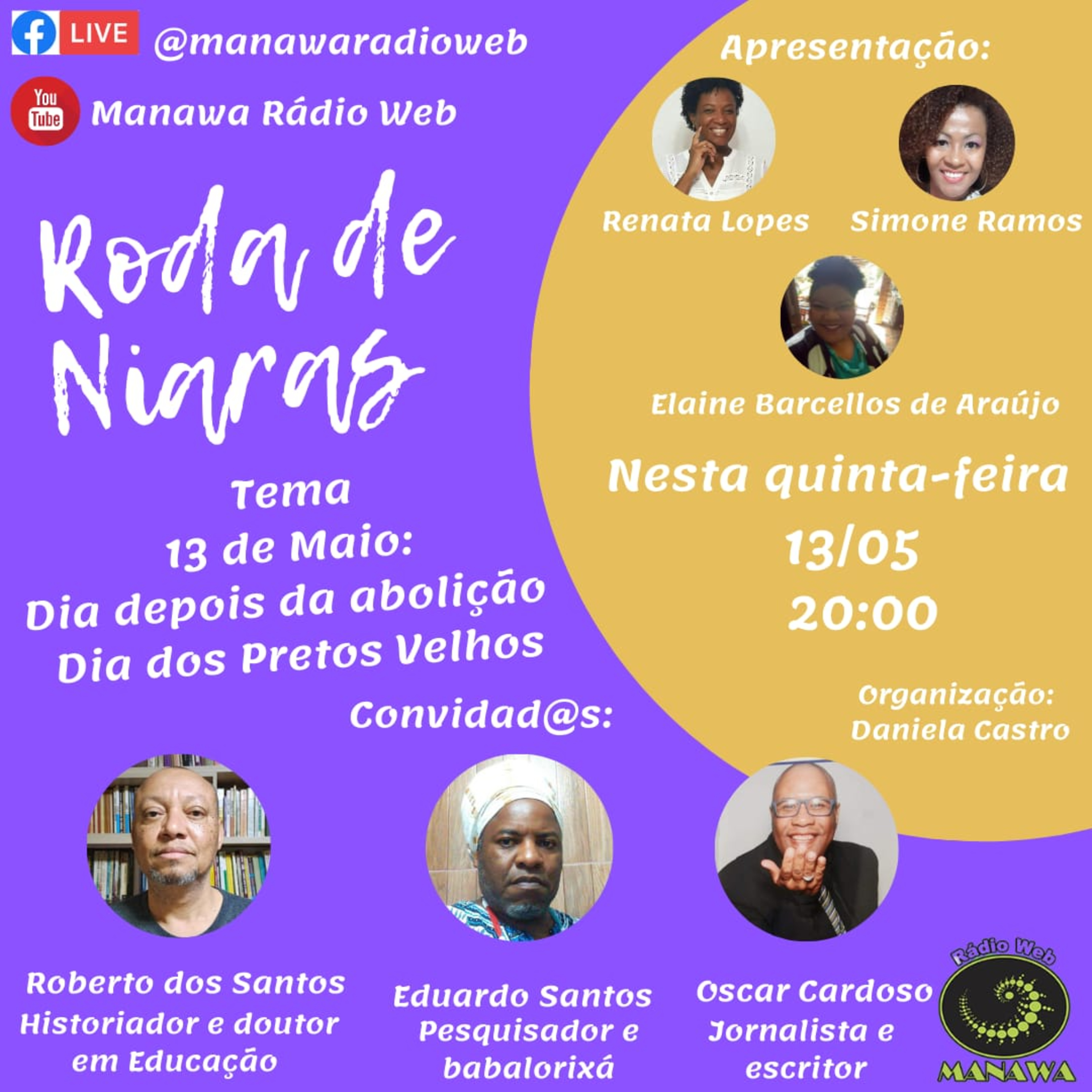 Roda de Niaras. Edição 14 Maio 2021 episode artwork