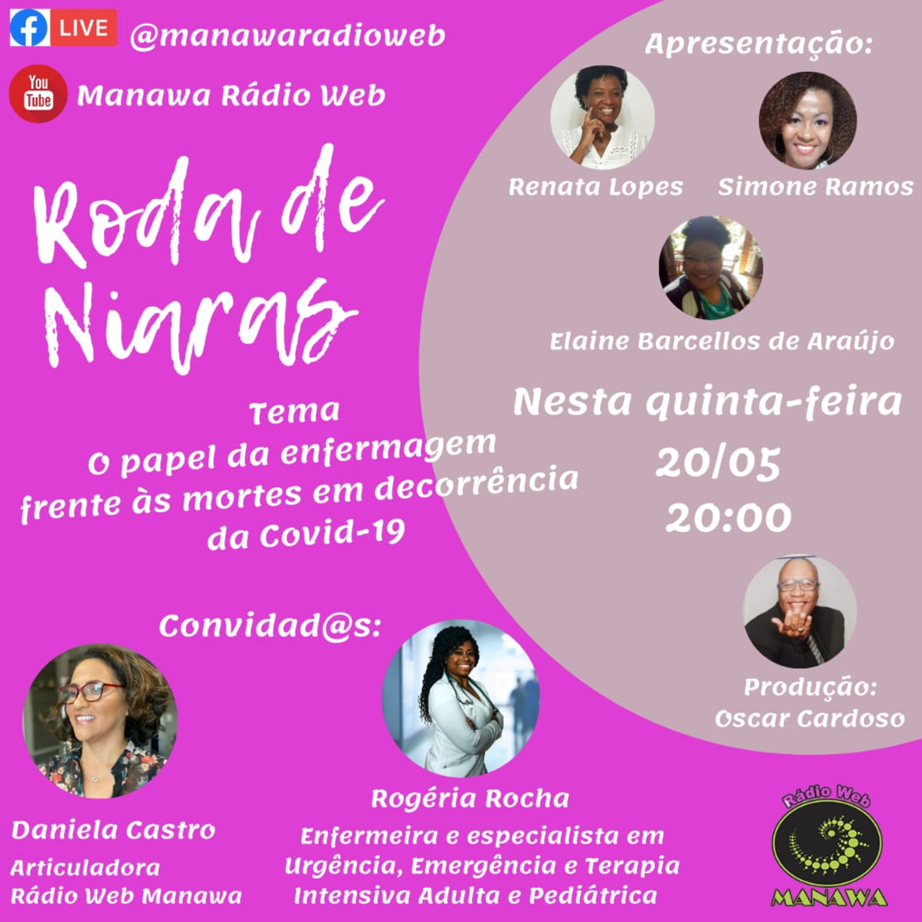 Roda de Niaras. Edição 20 Maio 2021 episode artwork