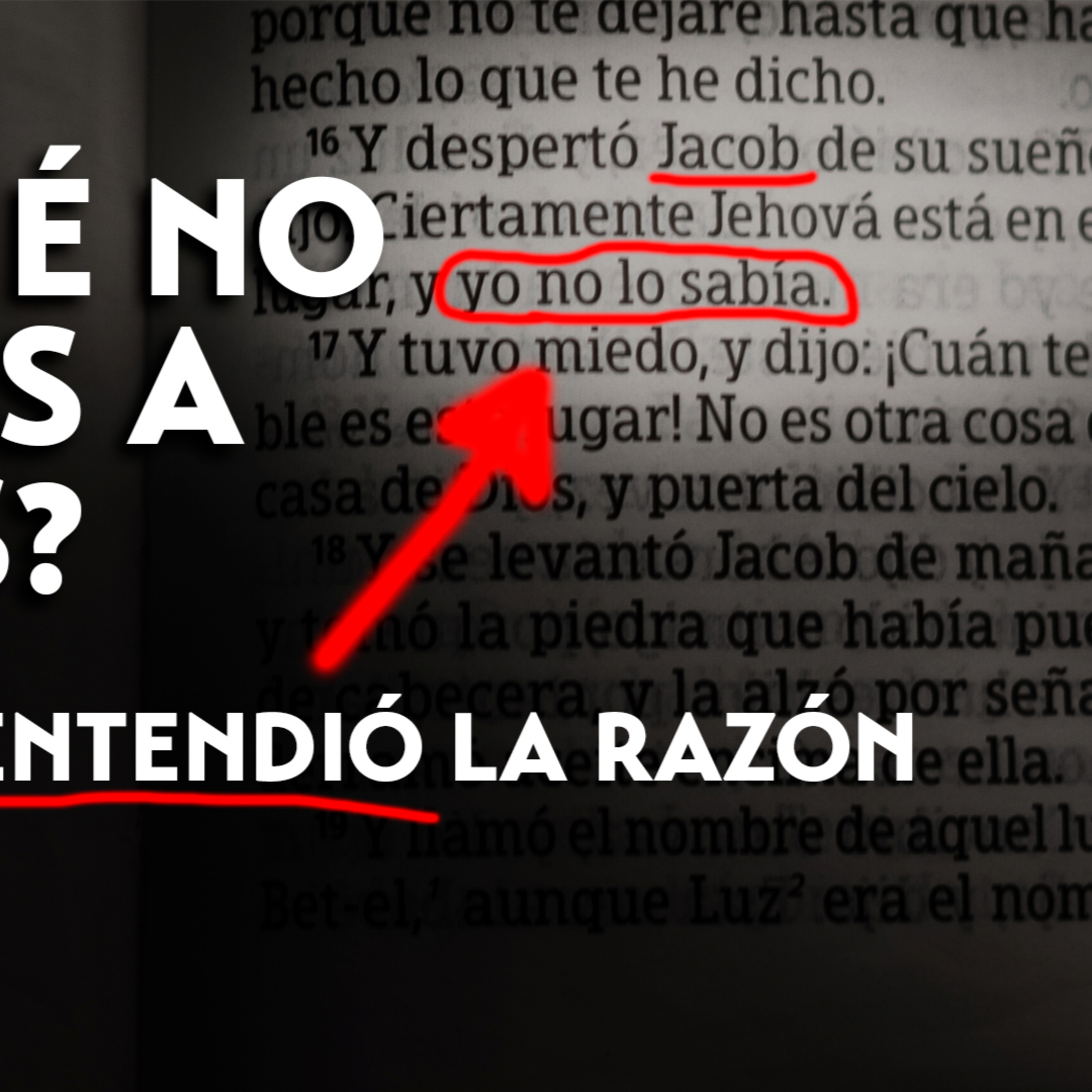 ¿POR QUÉ NO SIENTES A DIOS?