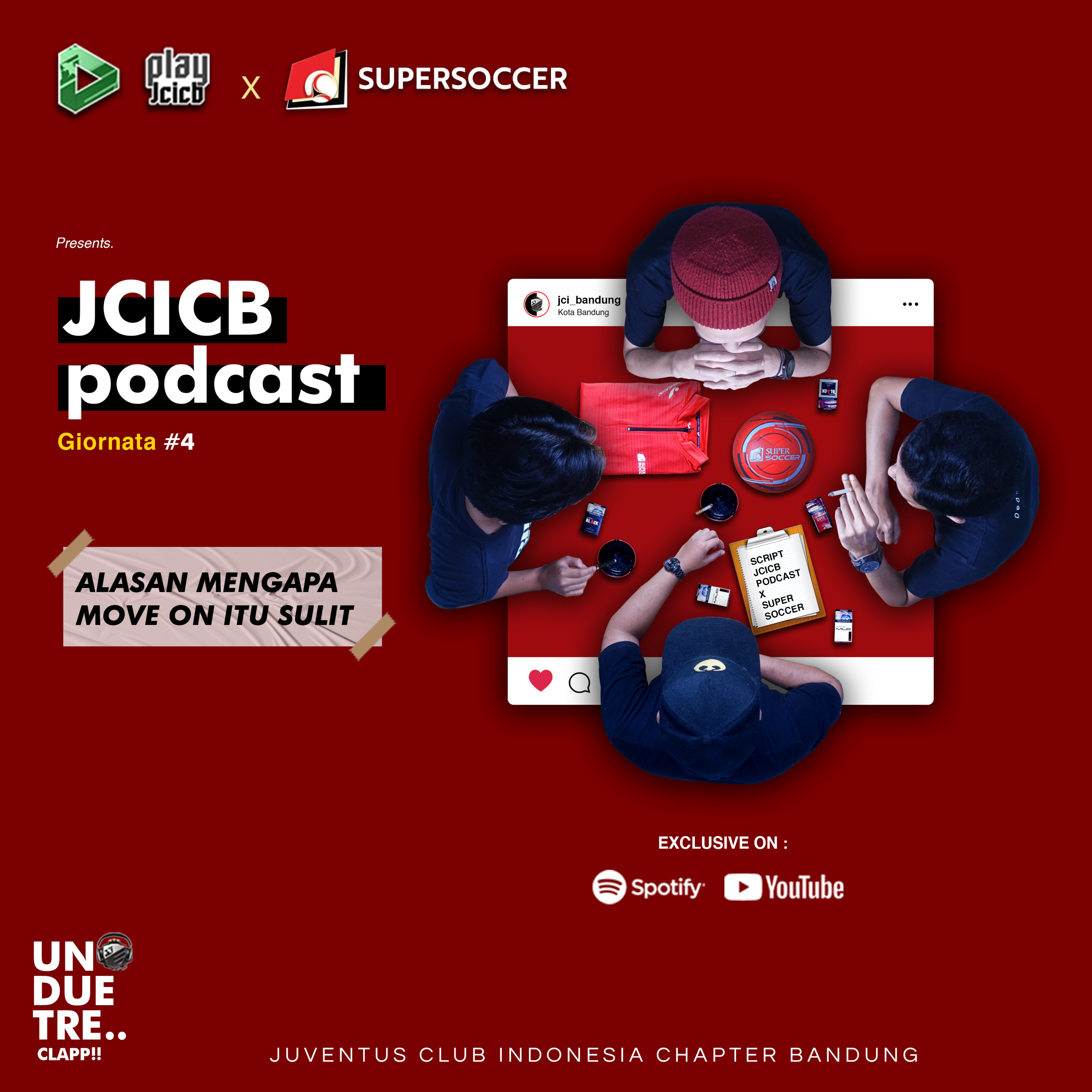 #JUJUVEAN Giornata 4: Play JCICB X Super Soccer – Alasan Mengapa Move On Itu Sulit