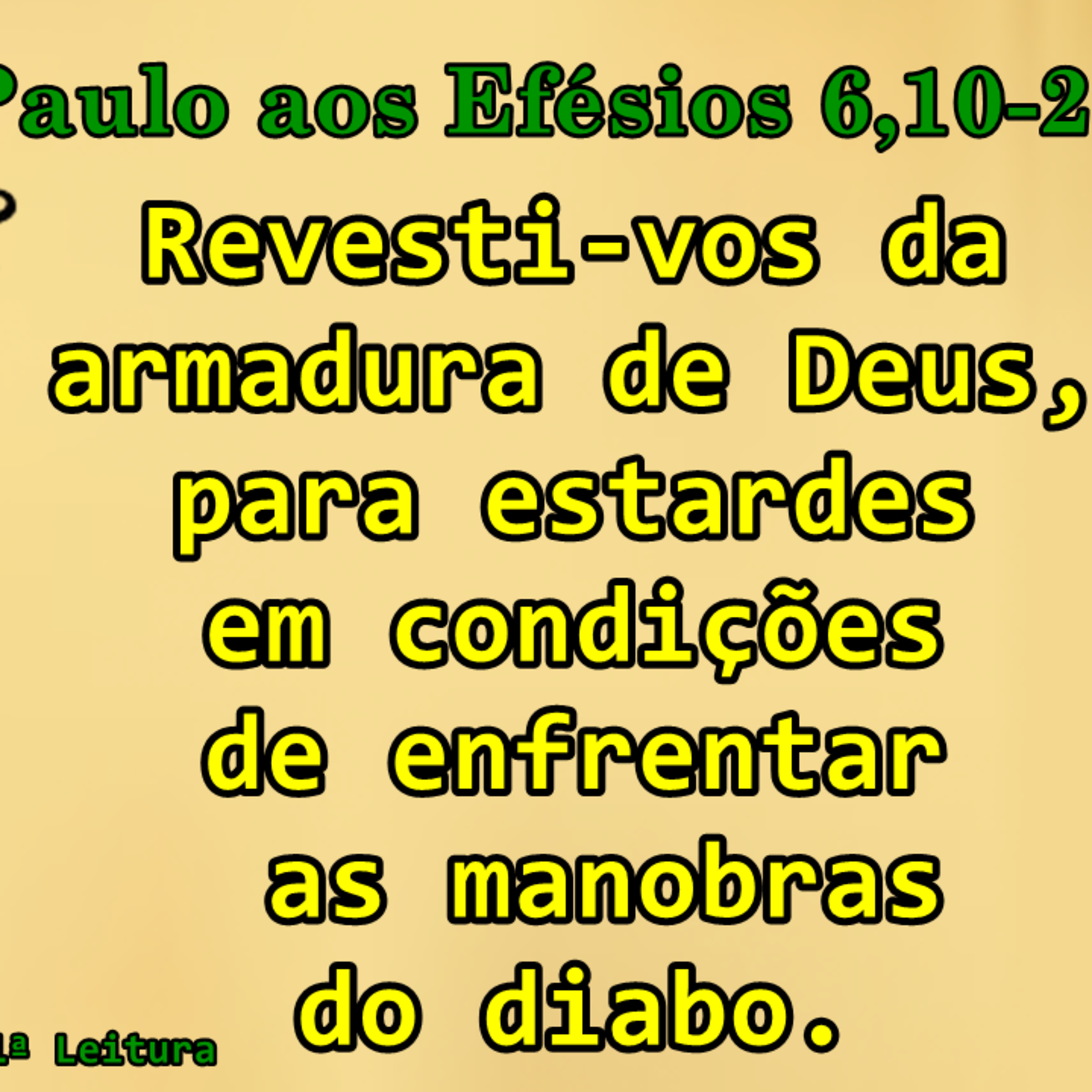 Carta de São Paulo aos Efésios 6,10-20 (com reflexão) episode artwork