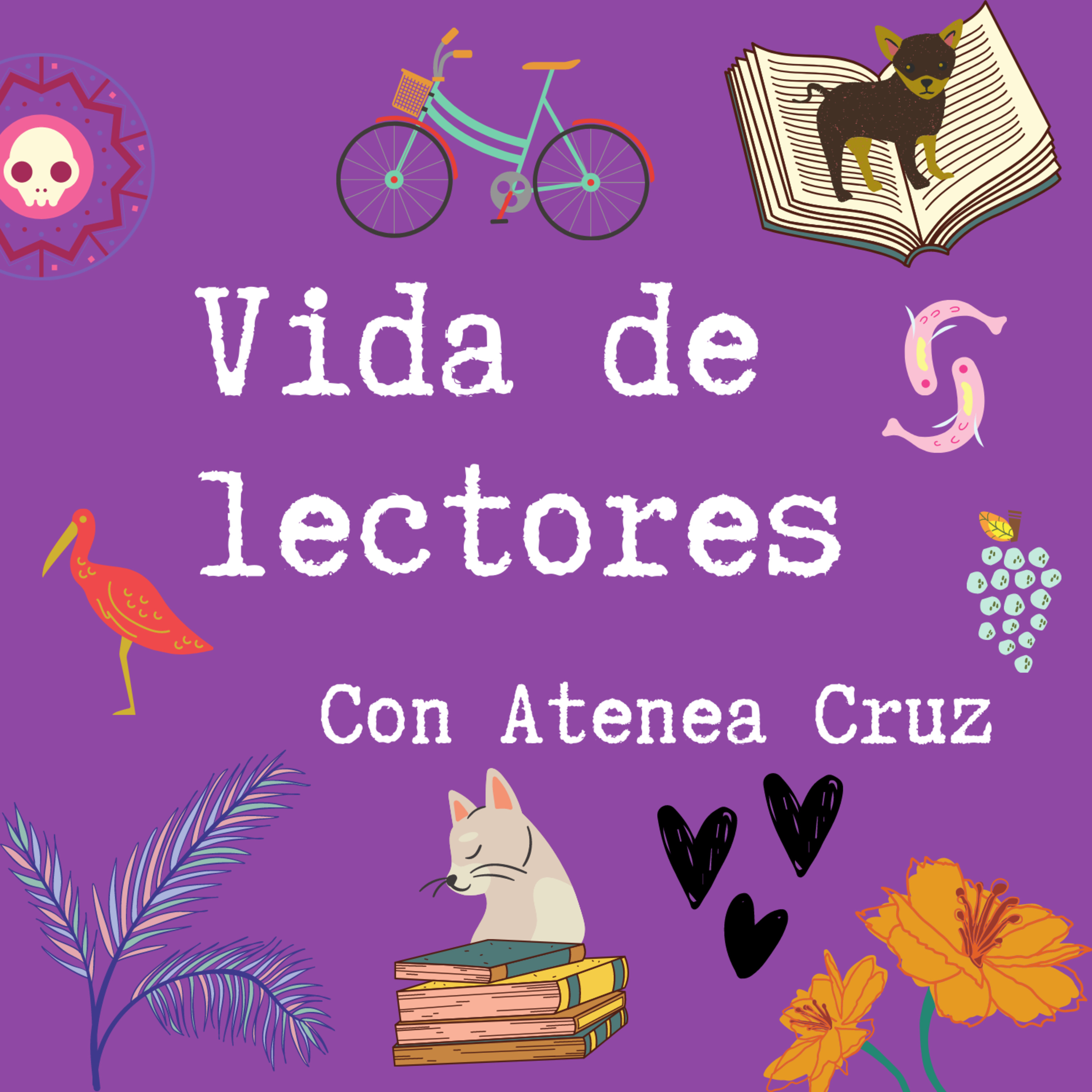 Libros libros libros con Atenea Cruz