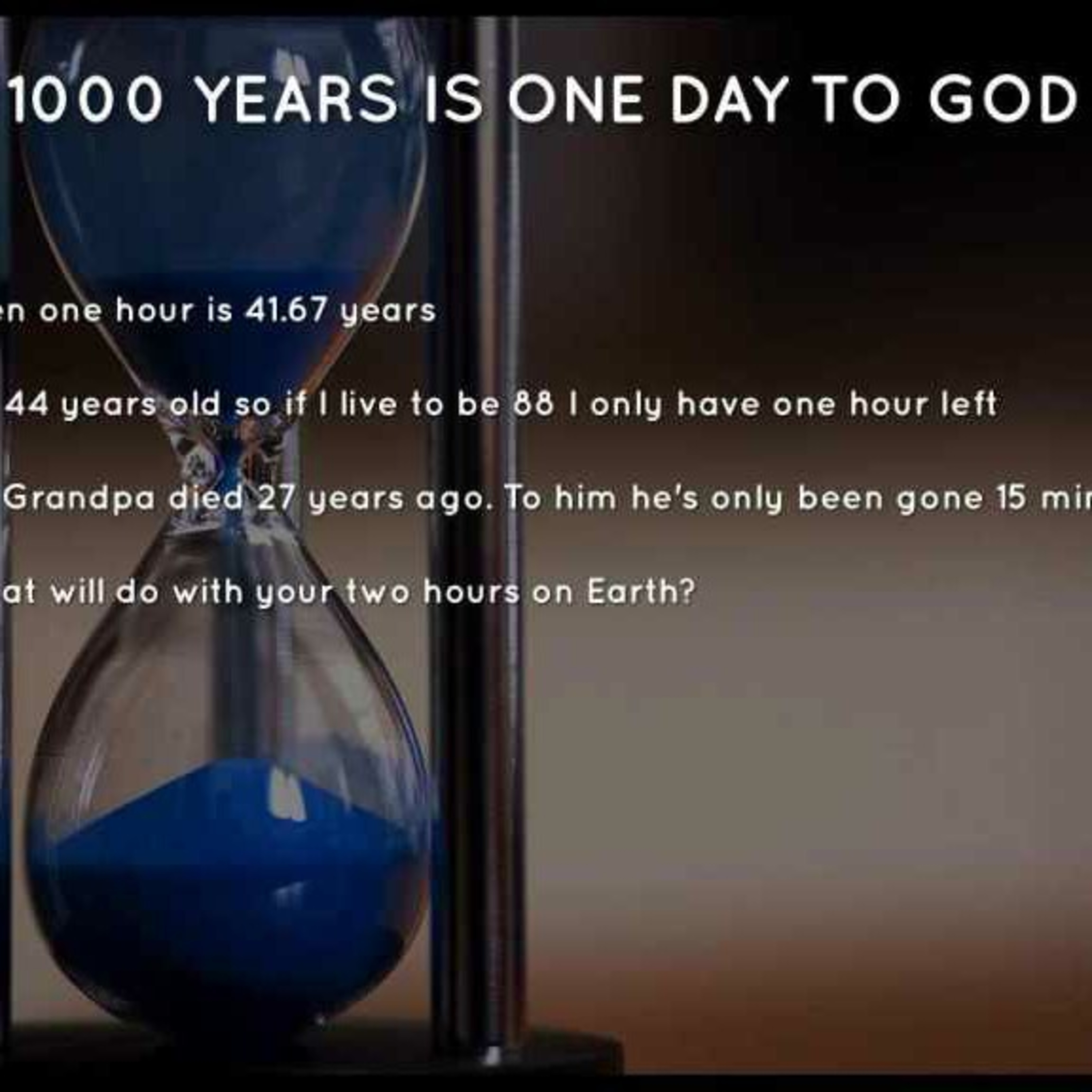 The length of a day (airy recording)