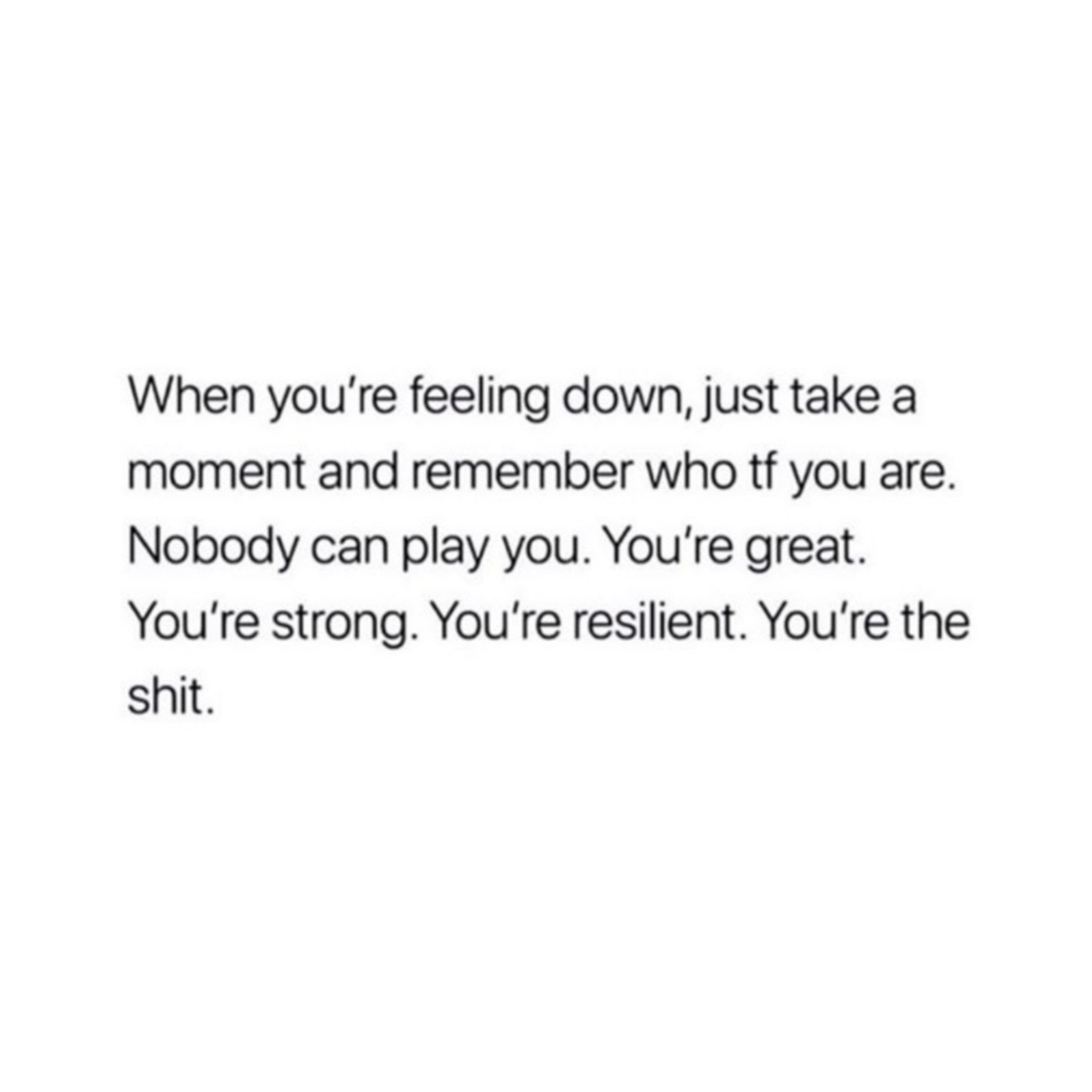 Poetry 25: you're the sh*t