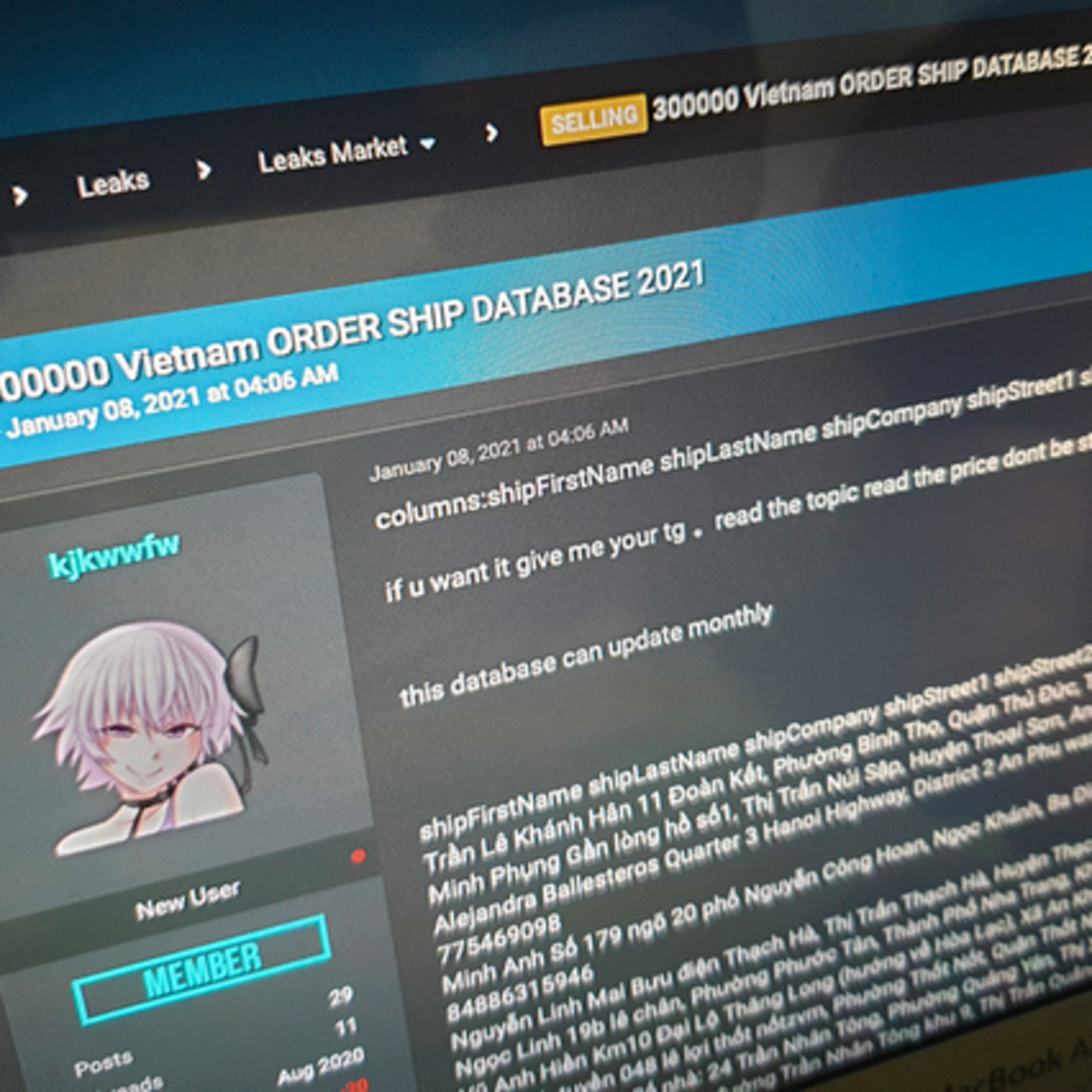 Hơn 300.000 thông tin cá nhân của người Việt bị rao bán trên mạng episode artwork