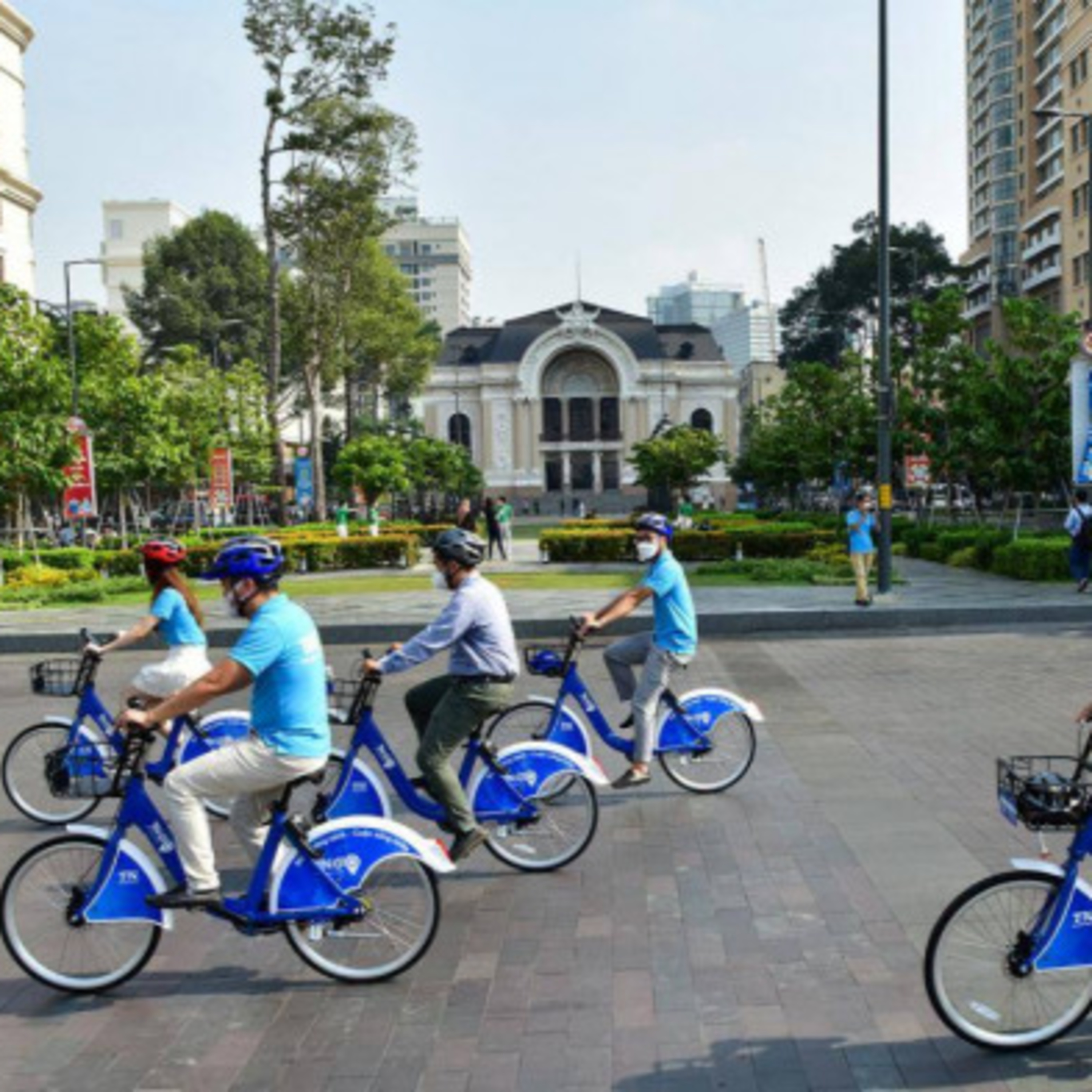 Cho thuê xe đạp ở Hà Nội: Chưa có thông tin gì về chuẩn bị đường sá