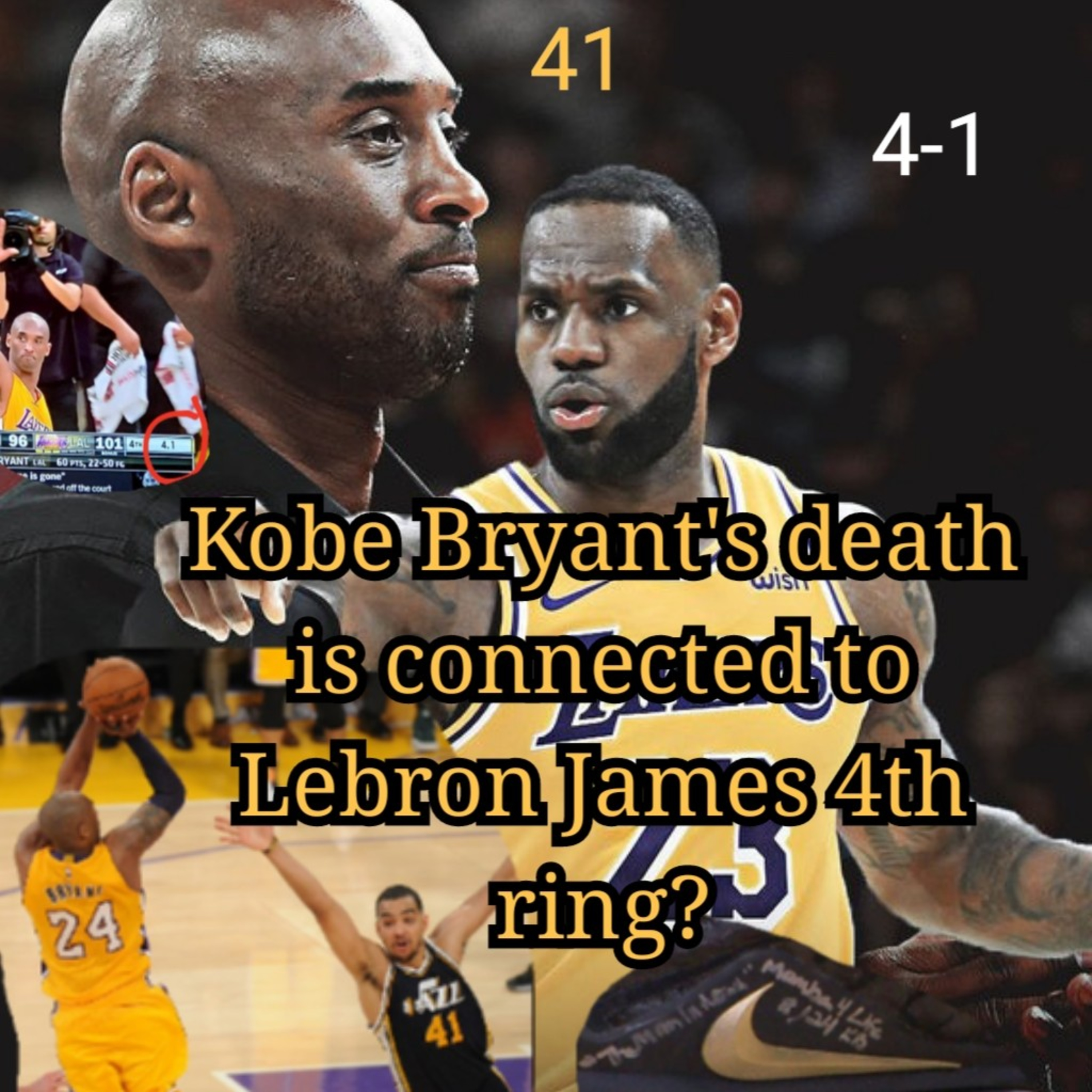 Kobe Bryant's death is connected to Lebron James 4th ring? episode artwork