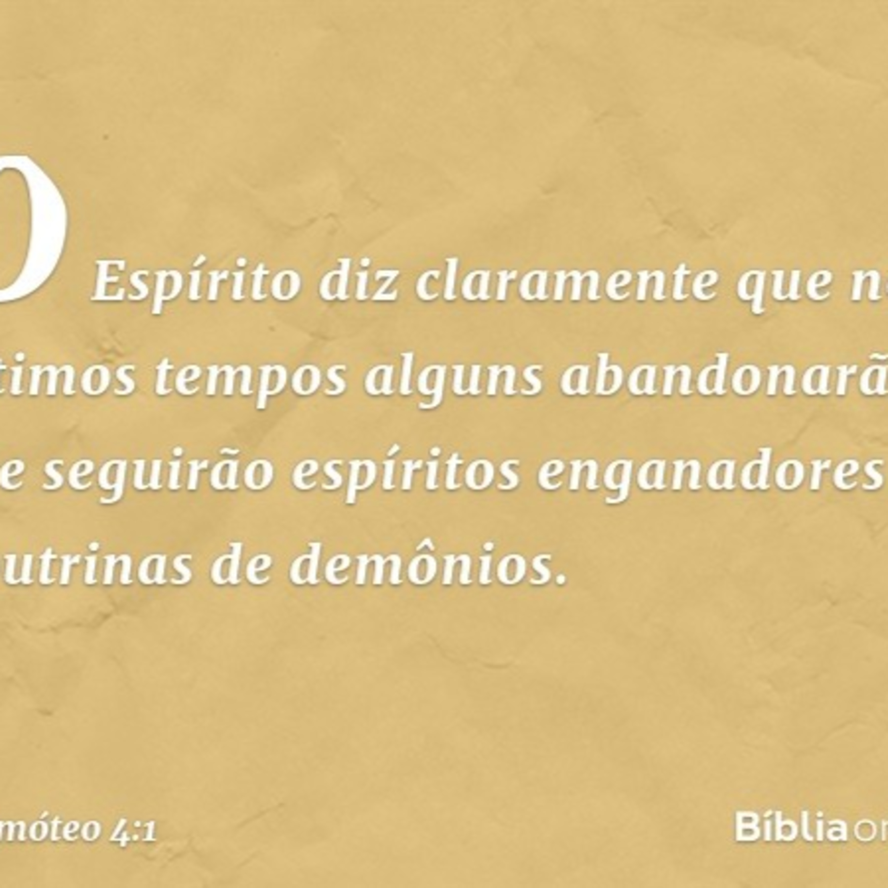 O que são as doutrinas de demônios, de 1 Tim.4? episode artwork