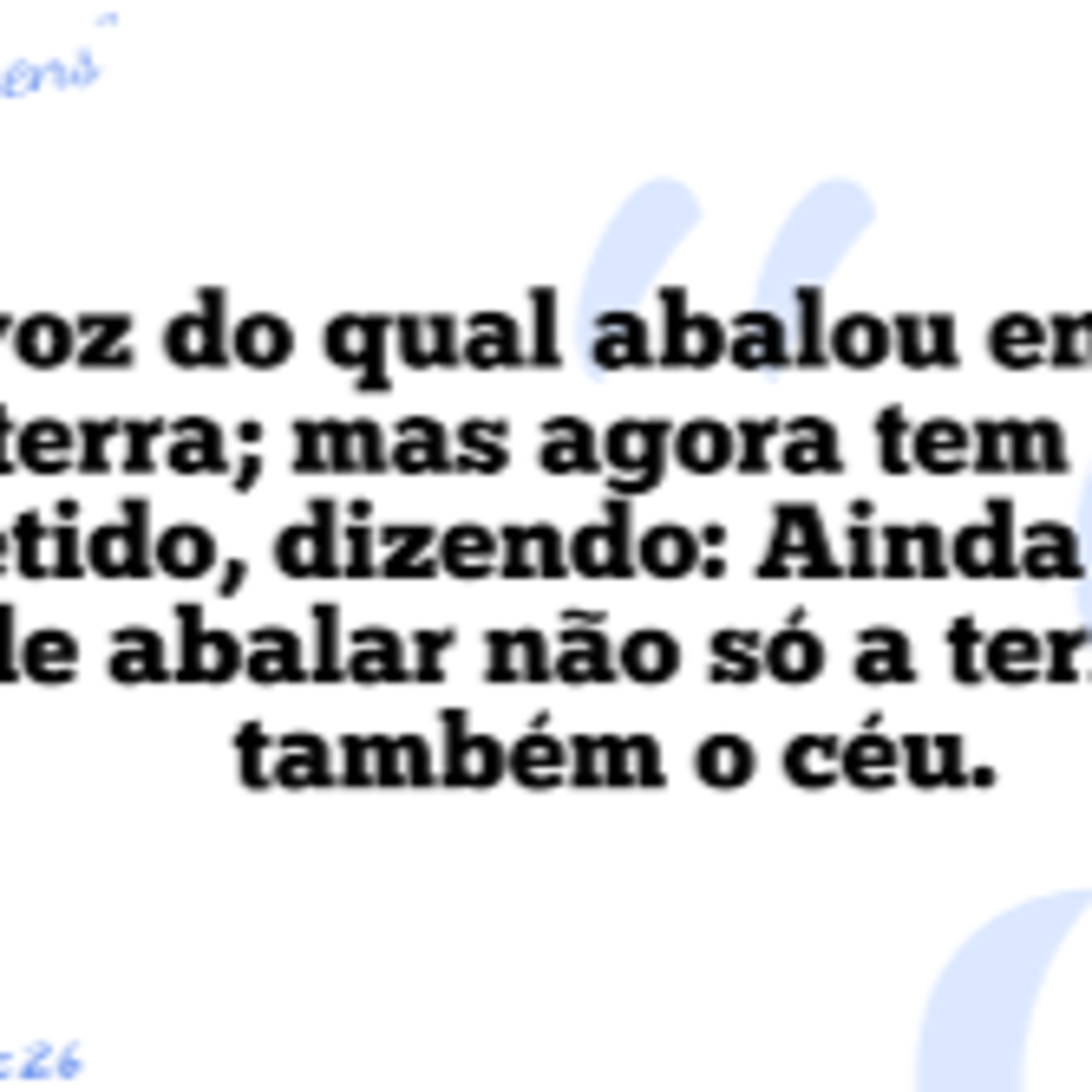 Temos um Reino inabalável! episode artwork