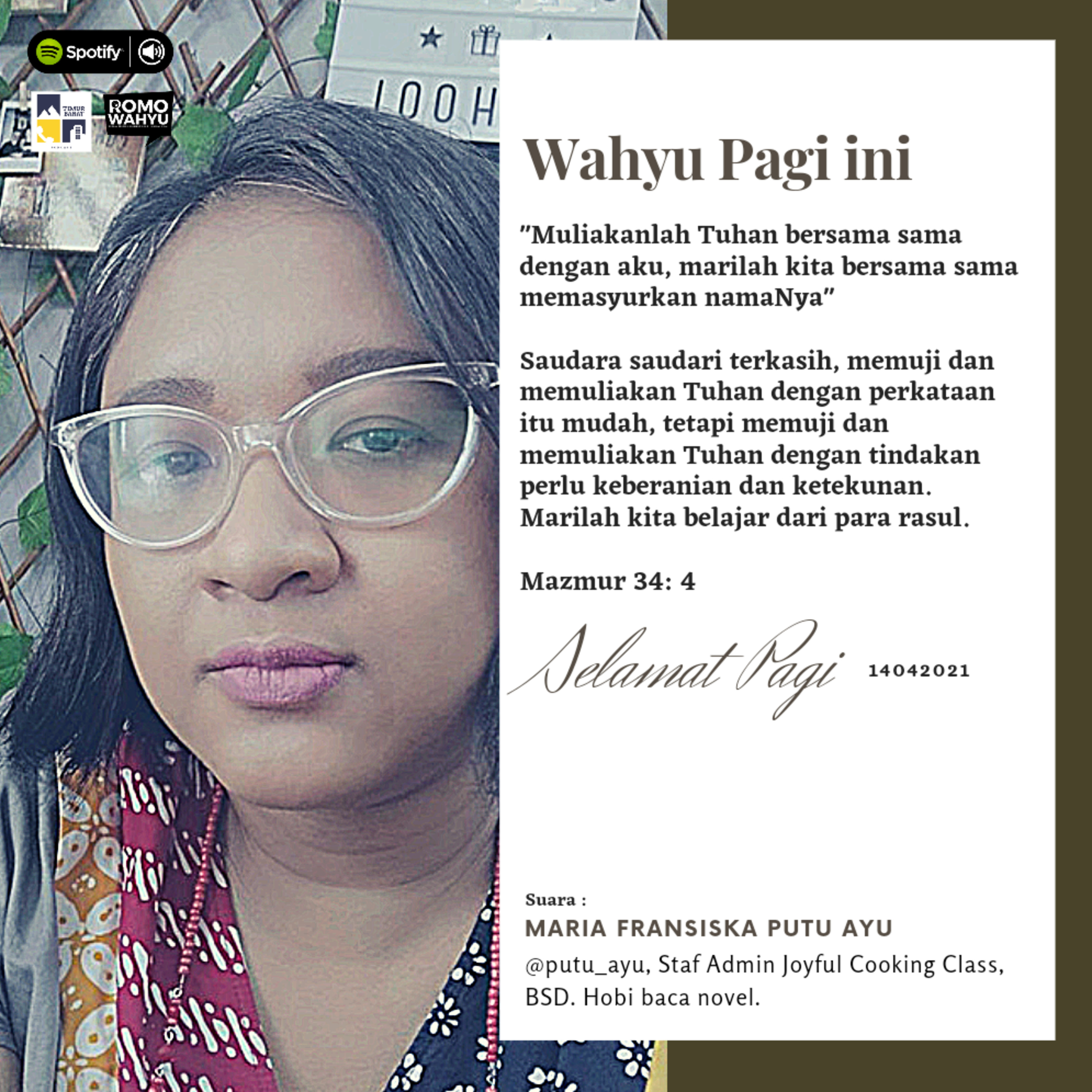 Wahyu Pagi Ini