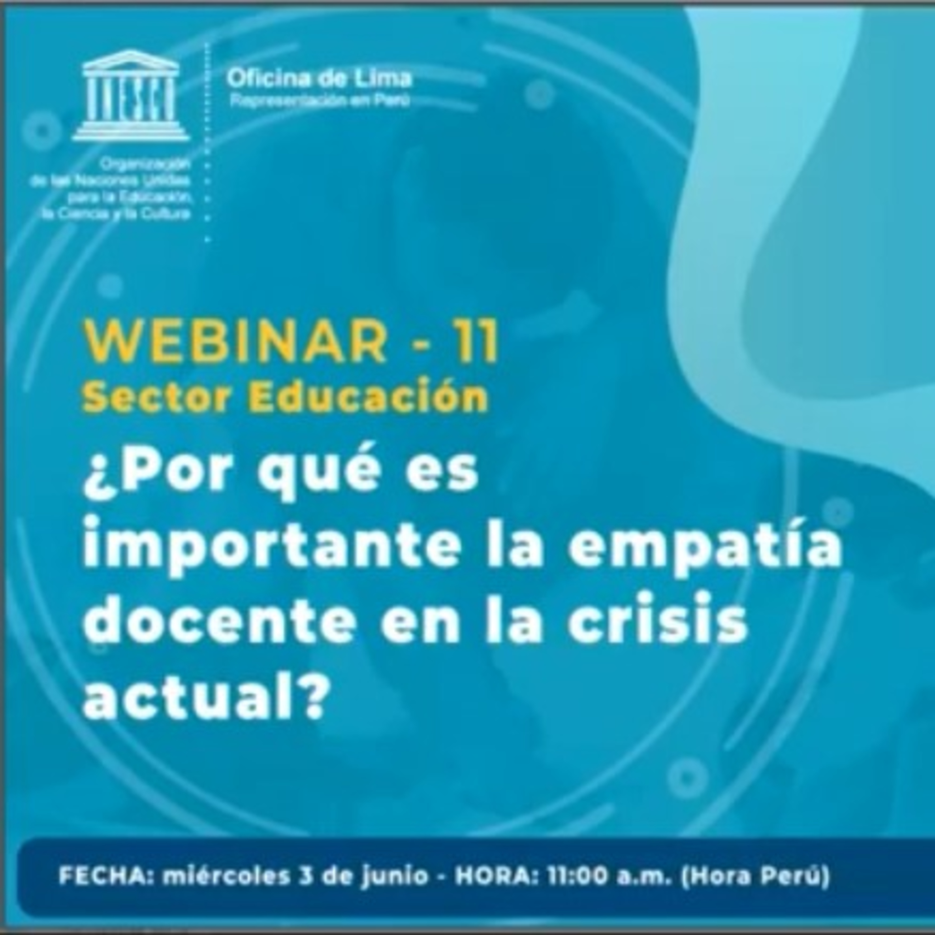 Webinar 11: ¿Por qué es importante la empatía docente en la crisis actual? episode artwork