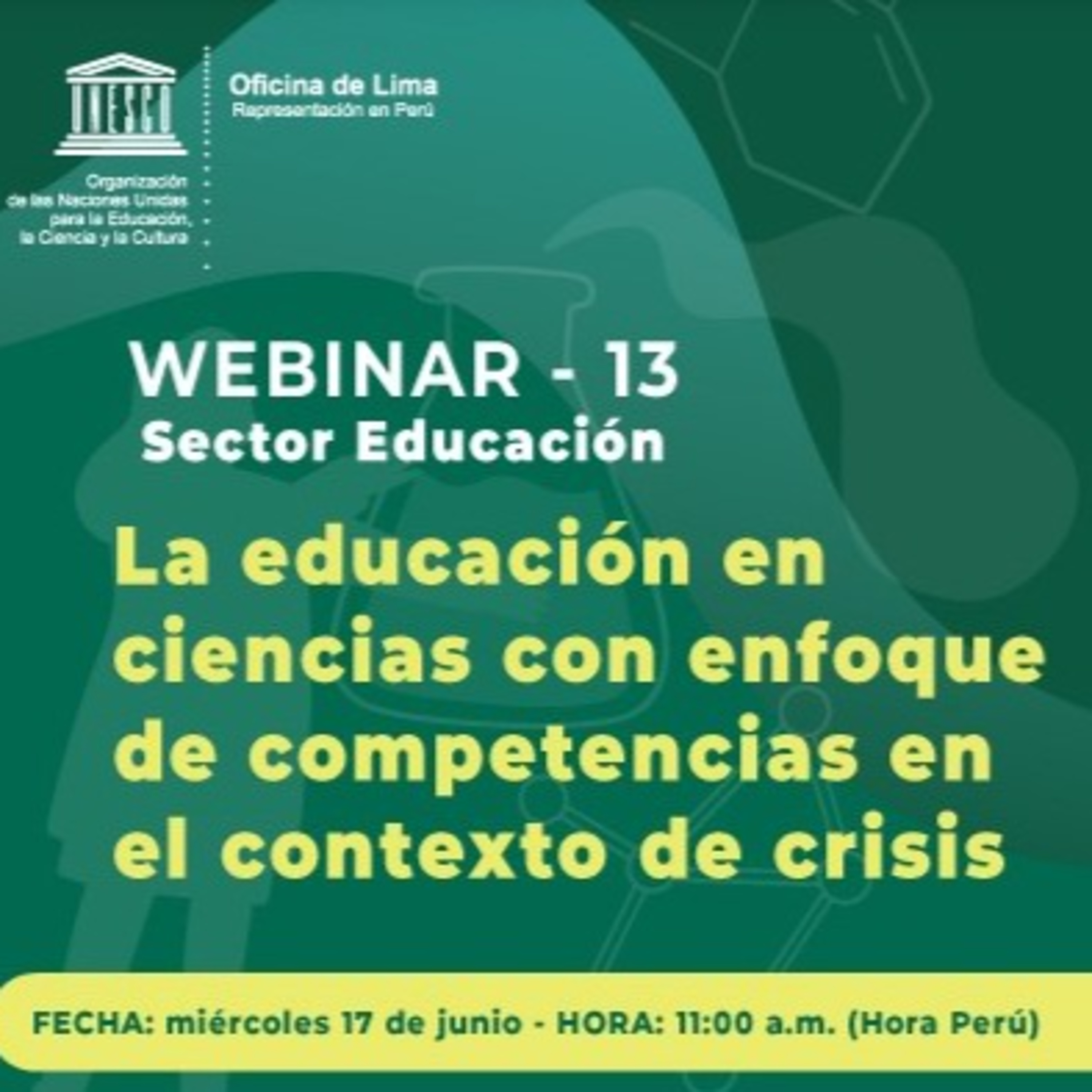 Webinar 13: La educación en ciencias con enfoque de competencias en el contexto de crisis episode artwork