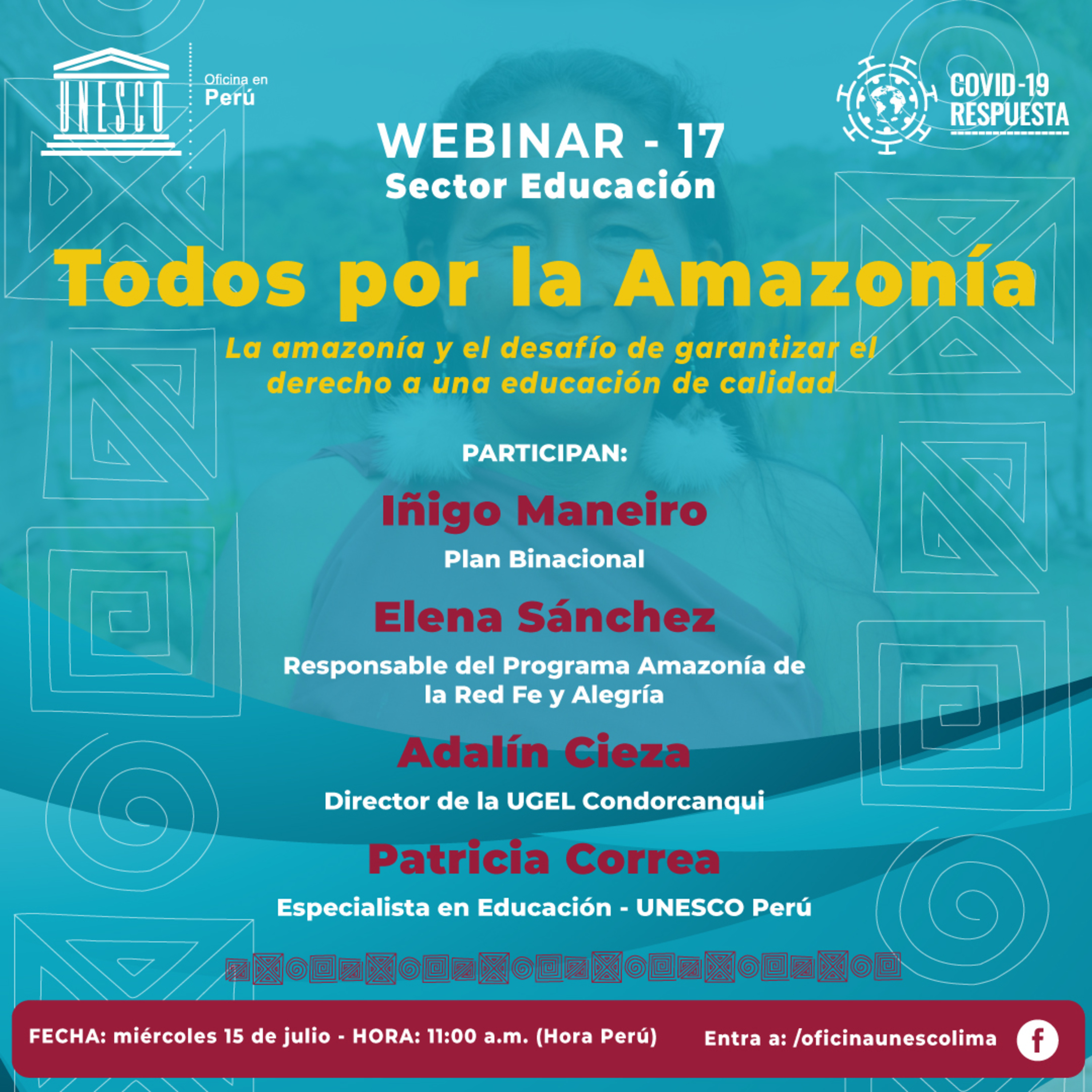 Webinar 17: La Amazonía y el desafío de garantizar el derecho a una educación de calidad episode artwork