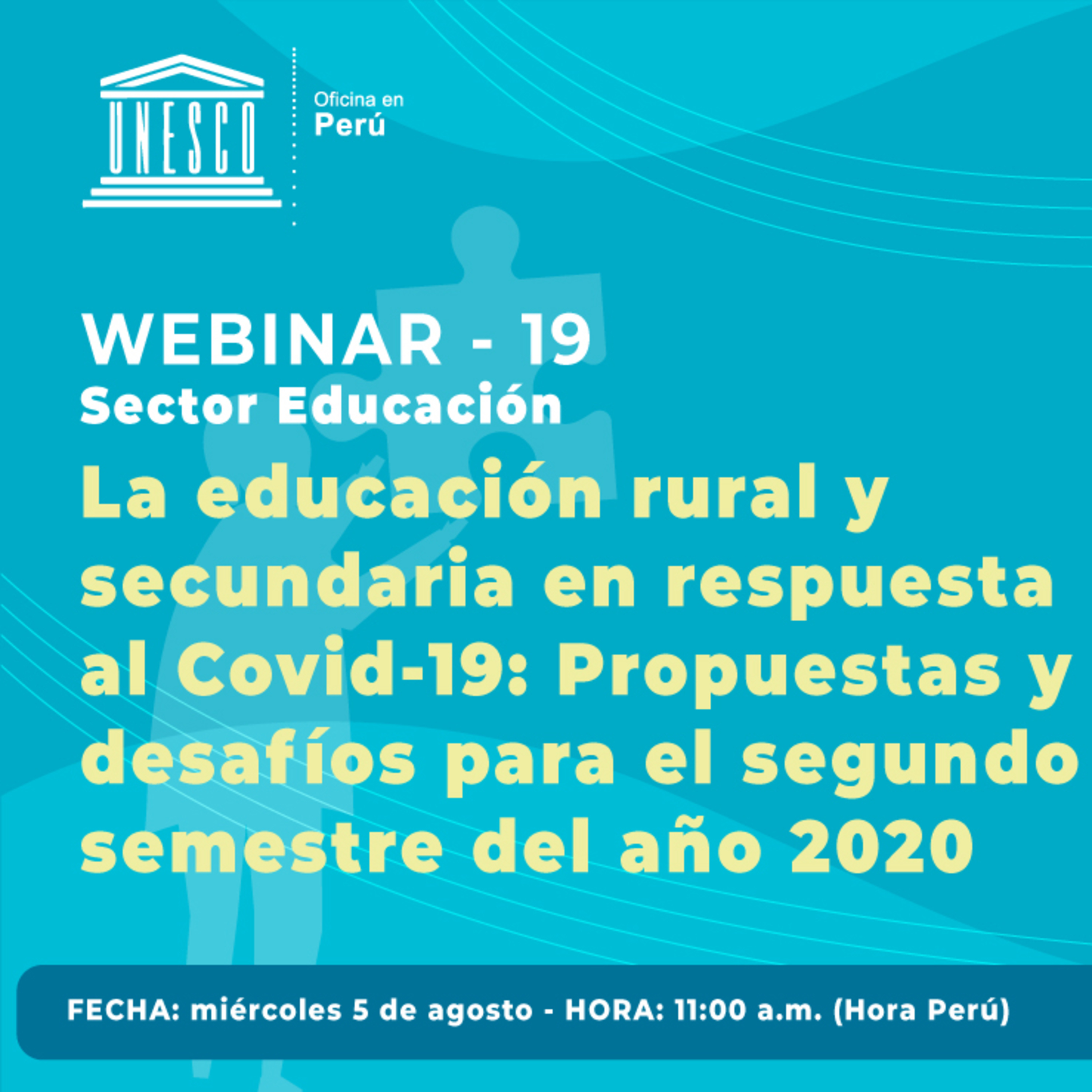 Webinar 19: La educación rural y secundaria en respuesta al Covid-19: propuestas y desafíos para el segundo semestre del año 2020 episode artwork