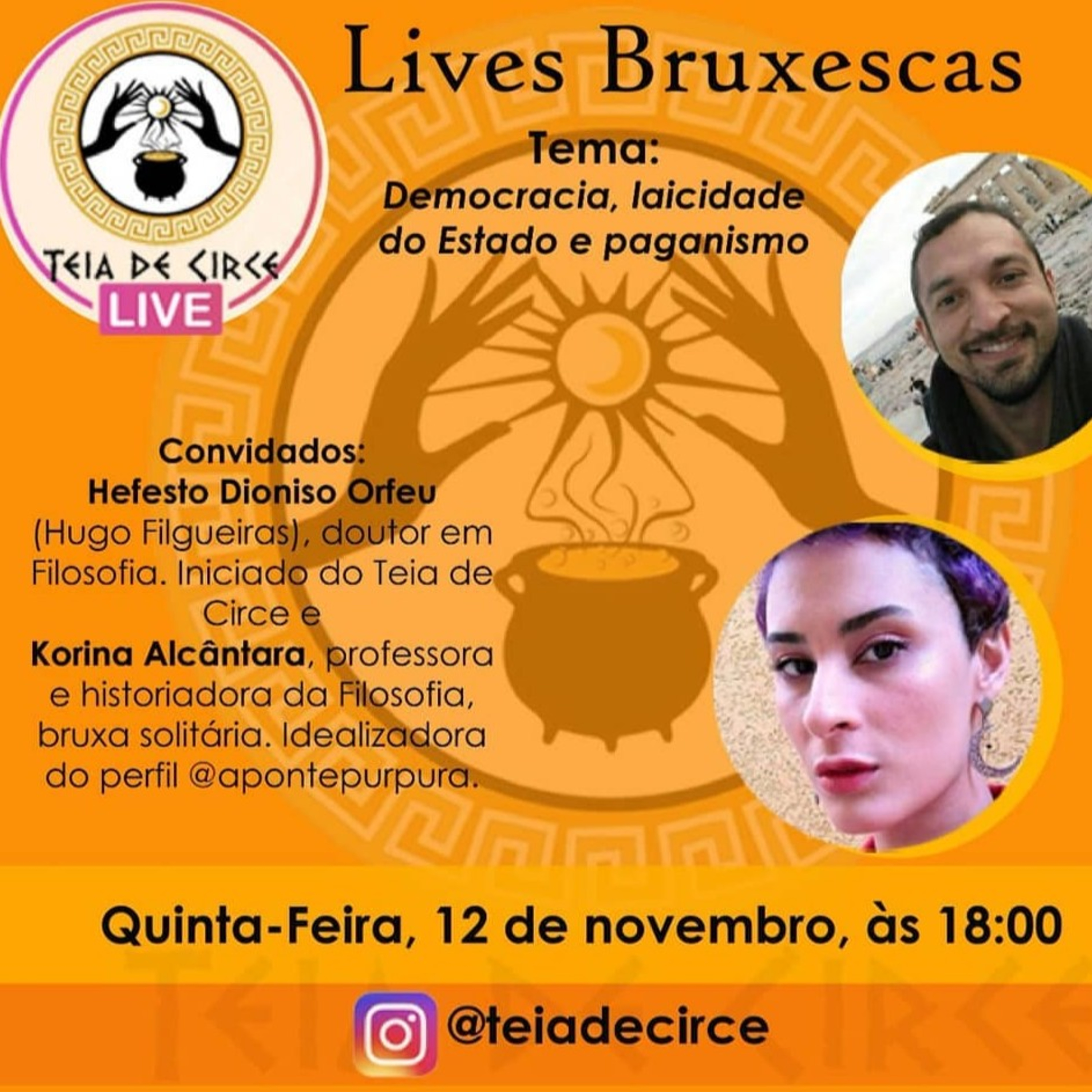 06 - Democracia, Laicidade do Estado e Paganismo com Hefesto Dioniso Orfeu da Teia de Circe episode artwork