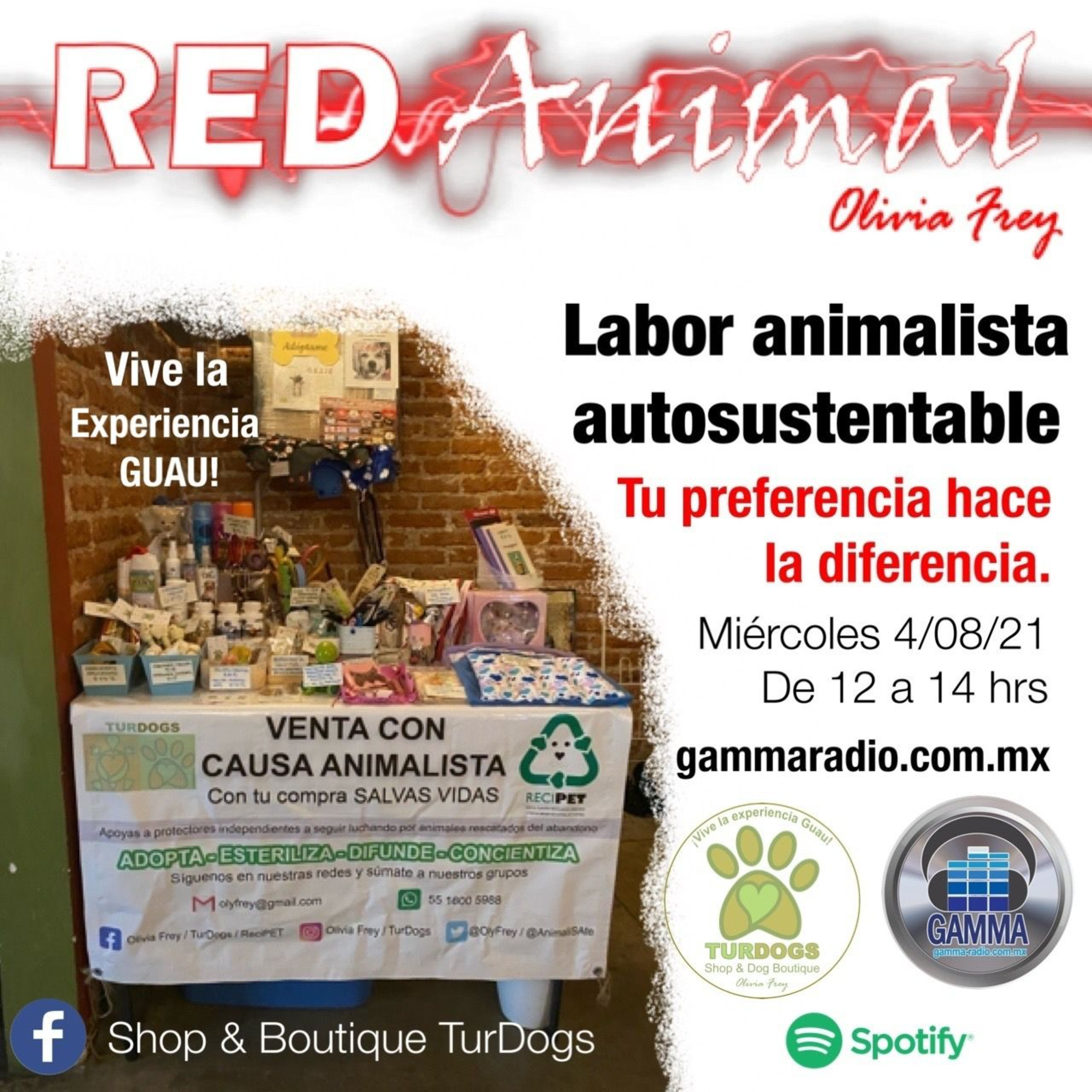 RED ANIMAL CON OLIVIA FREY