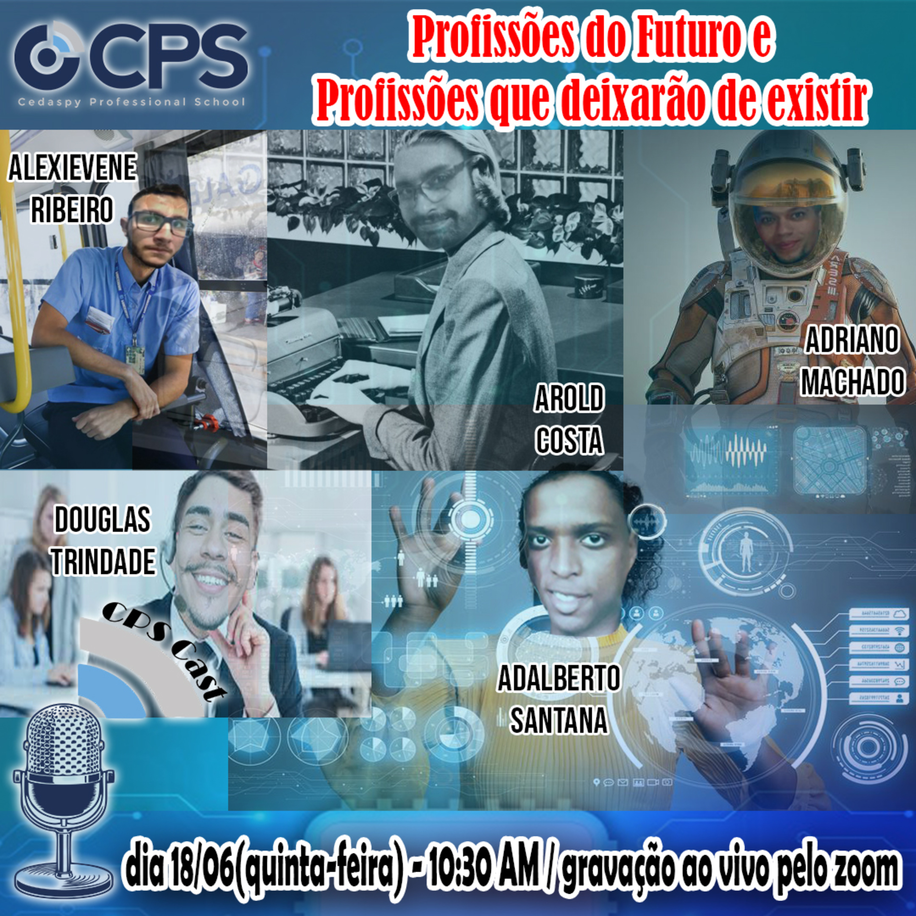 CPSCAST EP 3 - Profissões do futuro e Profissões que deixarão de existir episode artwork