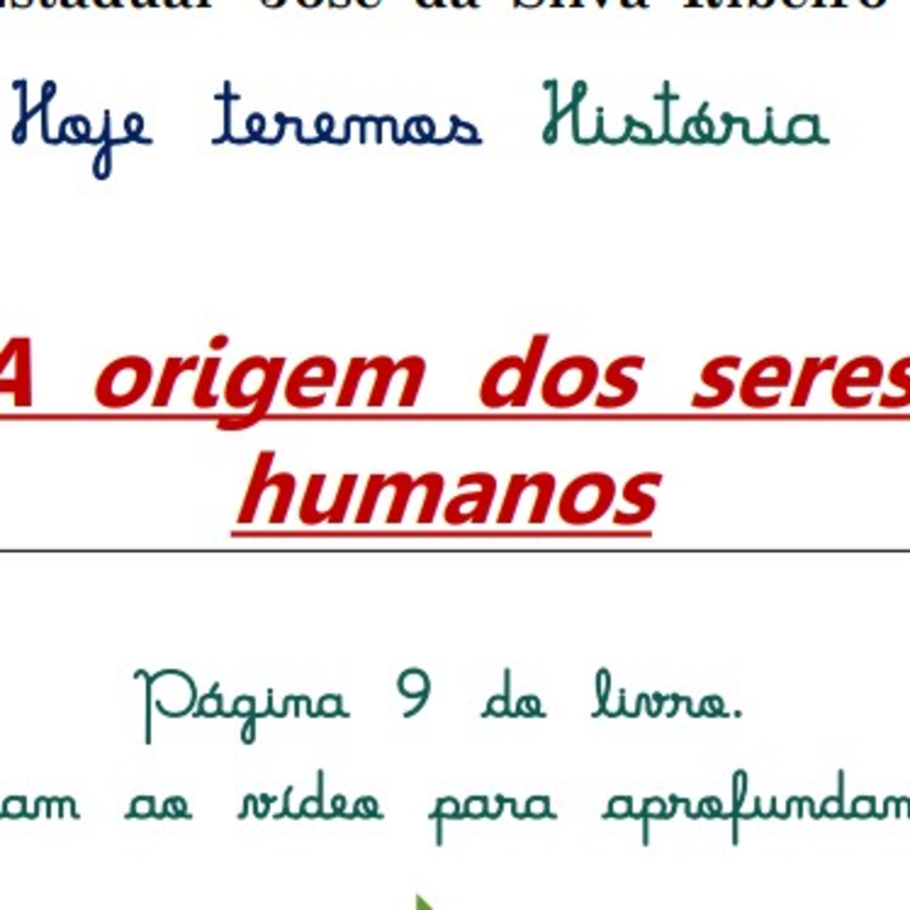 A origem dos seres humanos episode artwork