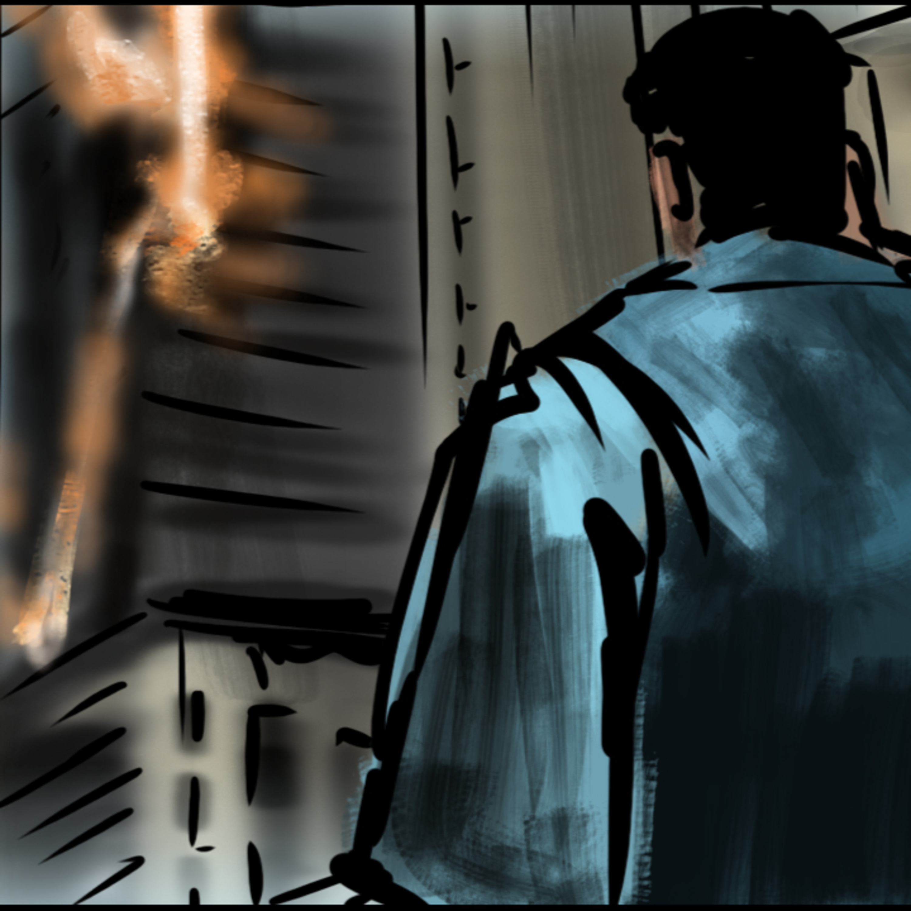 Painting and Existing Outcasting EP-09 episode artwork
