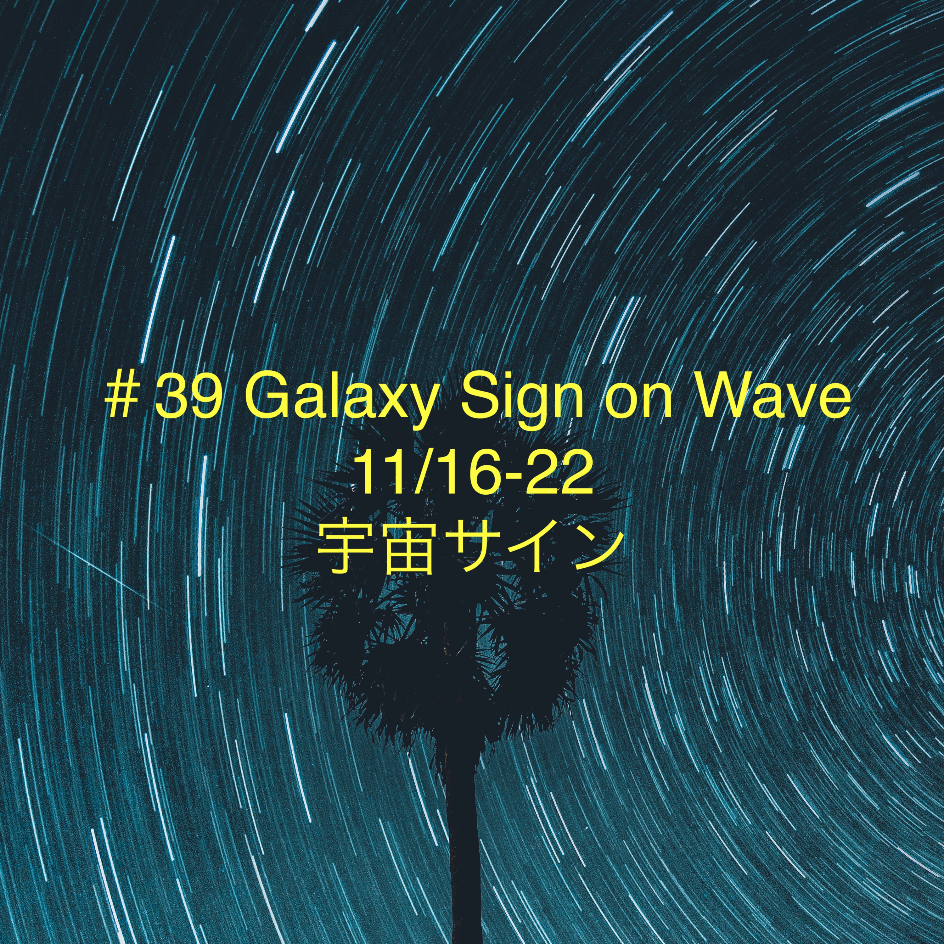 #39　11/16-22 宇宙サイン episode artwork