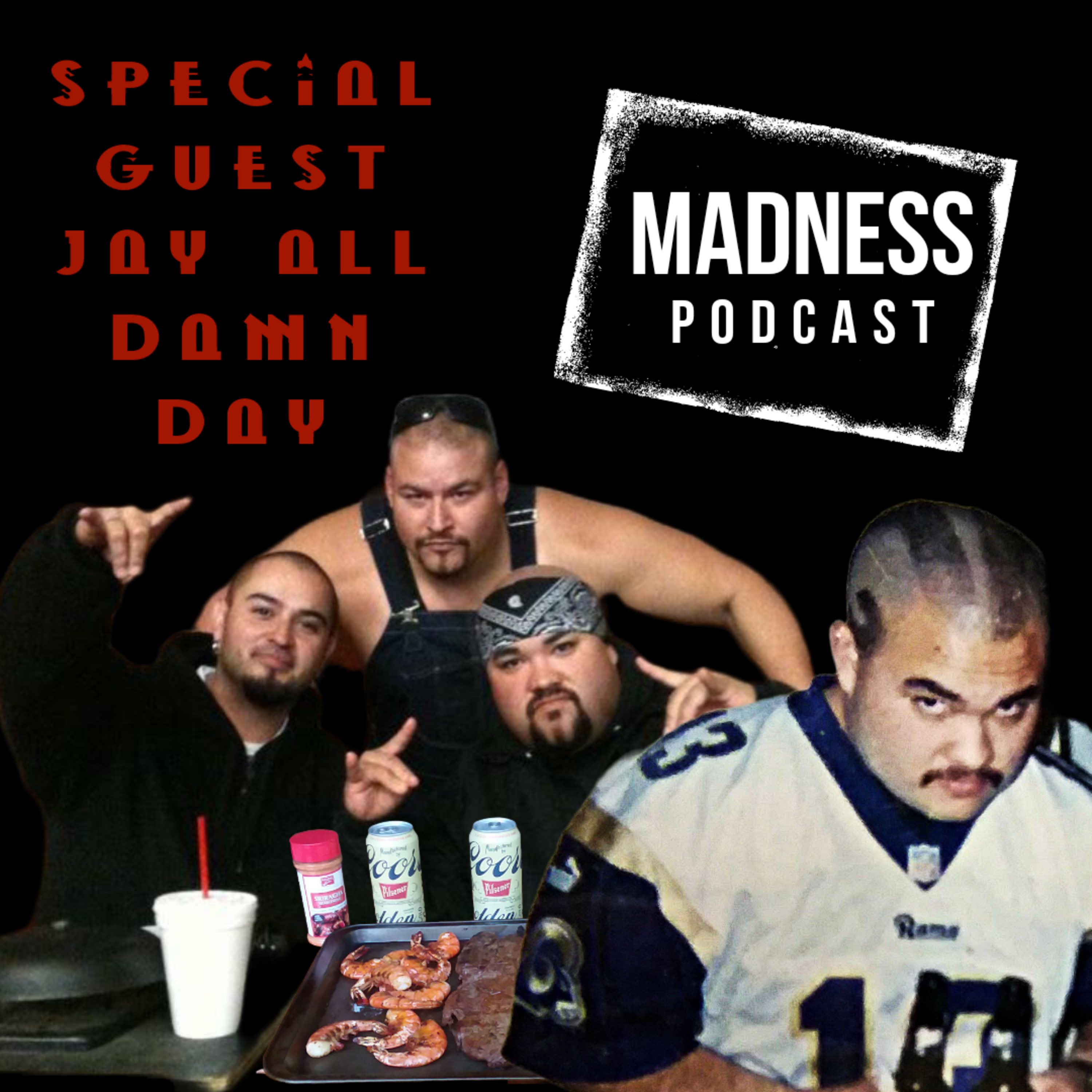 Special guest Jay all damn day episode artwork
