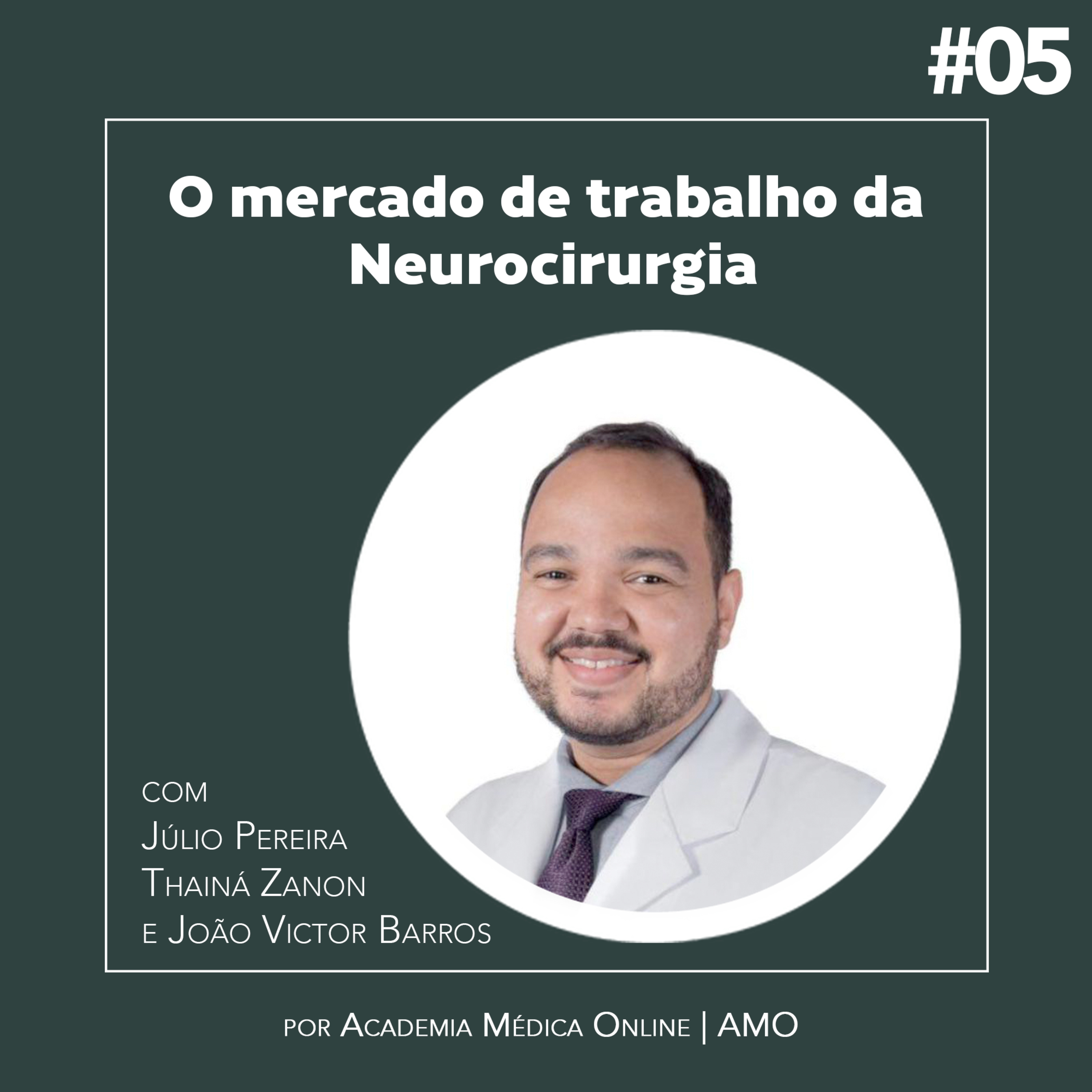 O mercado de trabalho da Neurocirurgia no Brasil, com Dr. Júlio Pereira