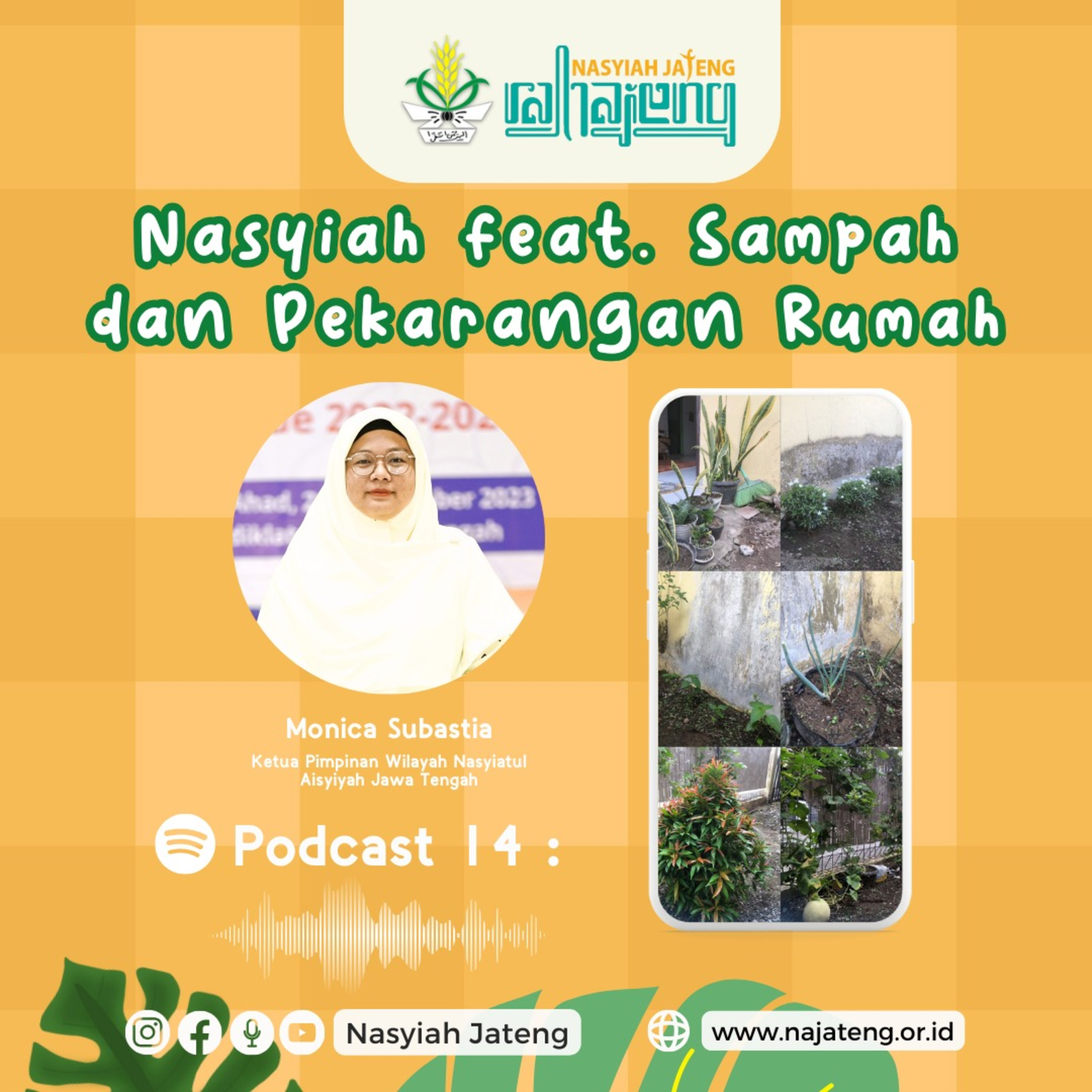 Podcast. 14 Nasyiah ft. Sampah dan Pekarangan Rumah episode artwork