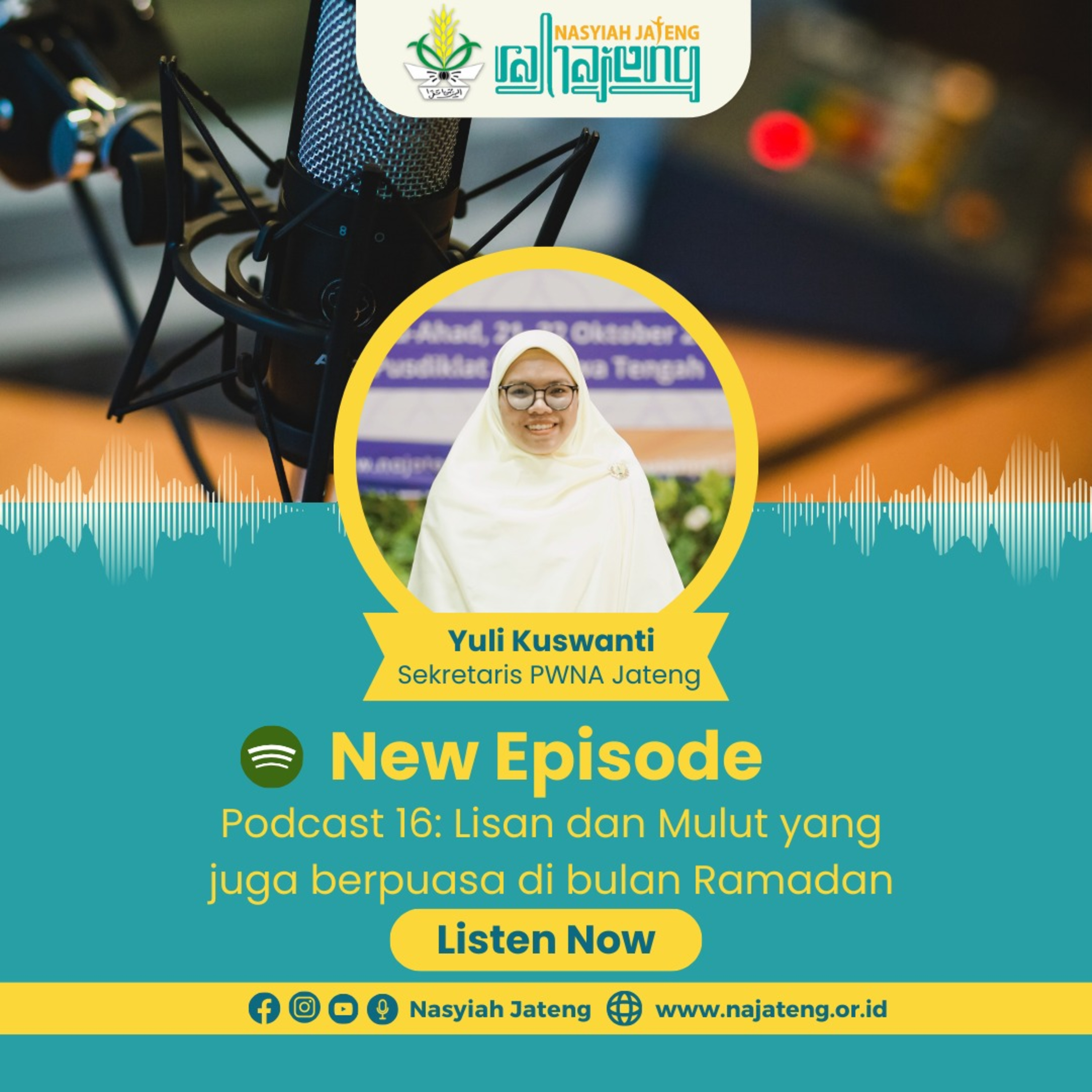 Pod. 16: NAbuburit Time. Lisan dan Mulut yang berpuasa di Bulan Ramadan episode artwork