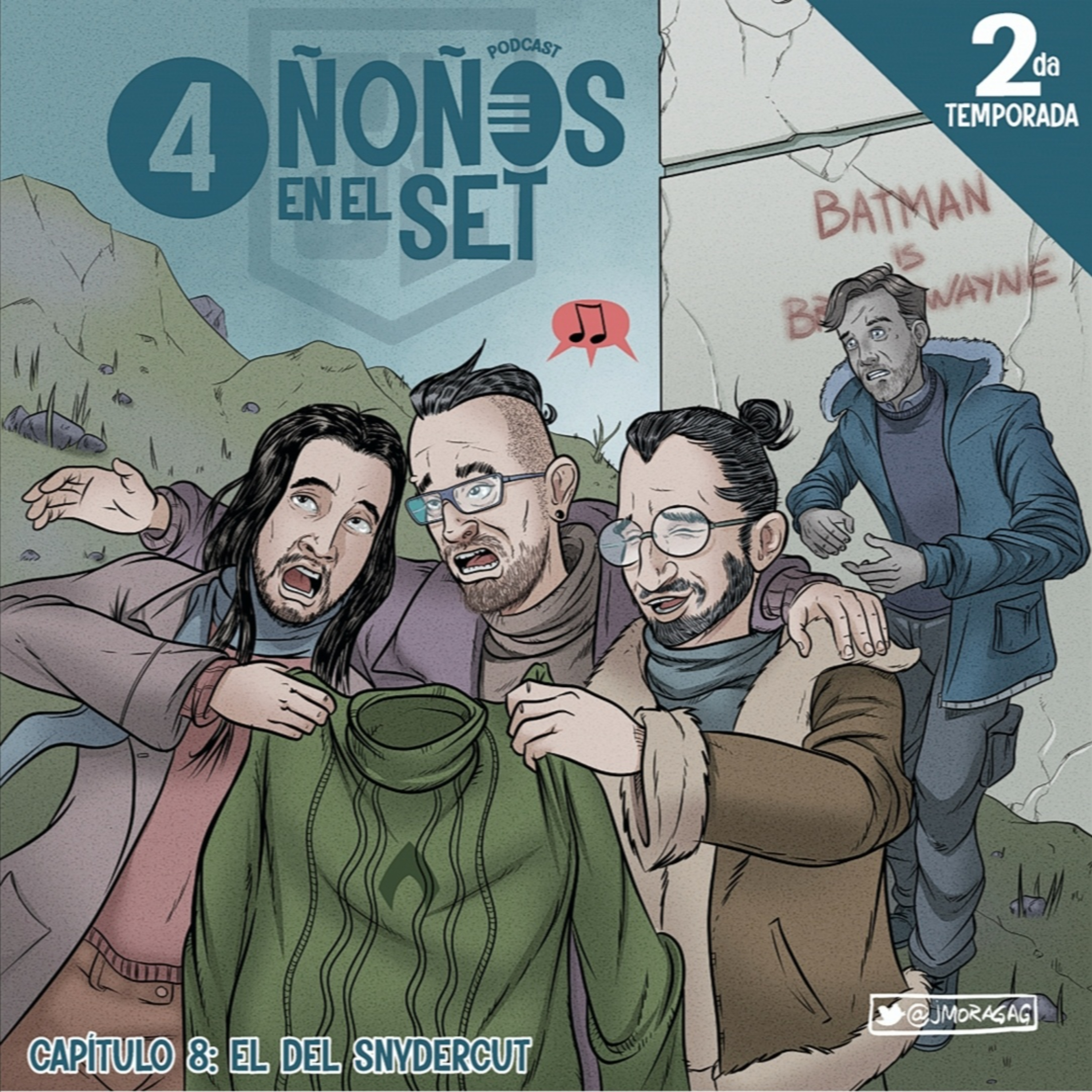 4 Ñoños en el set