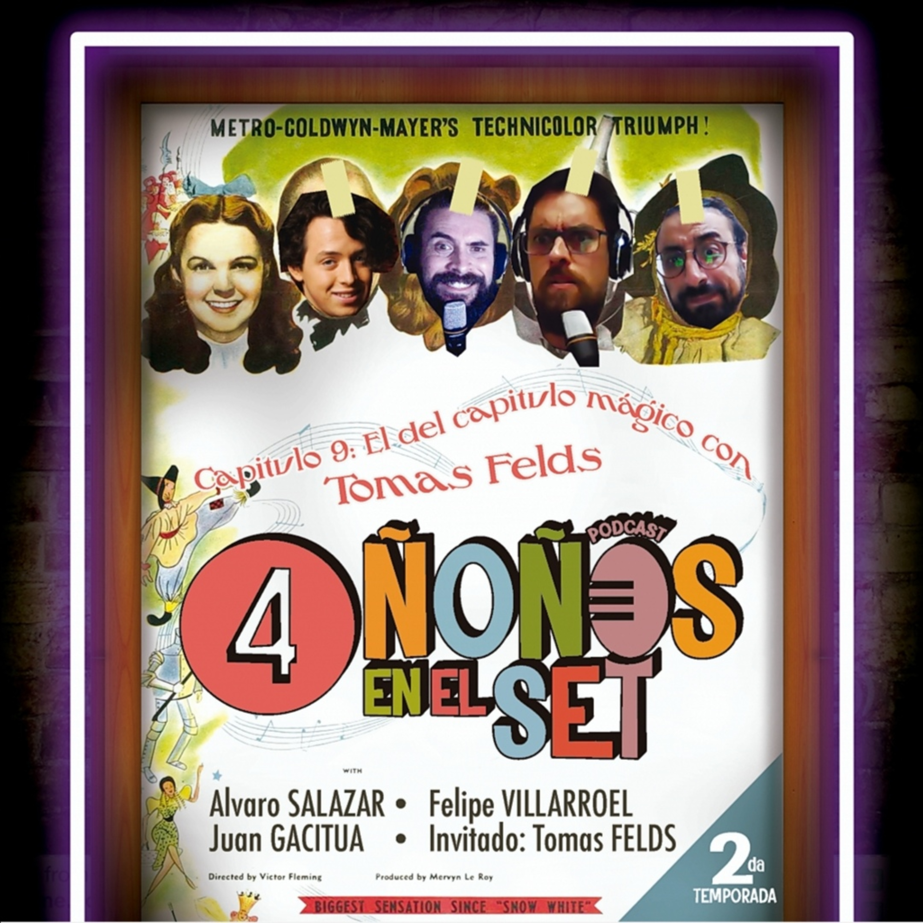 4 Ñoños en el set