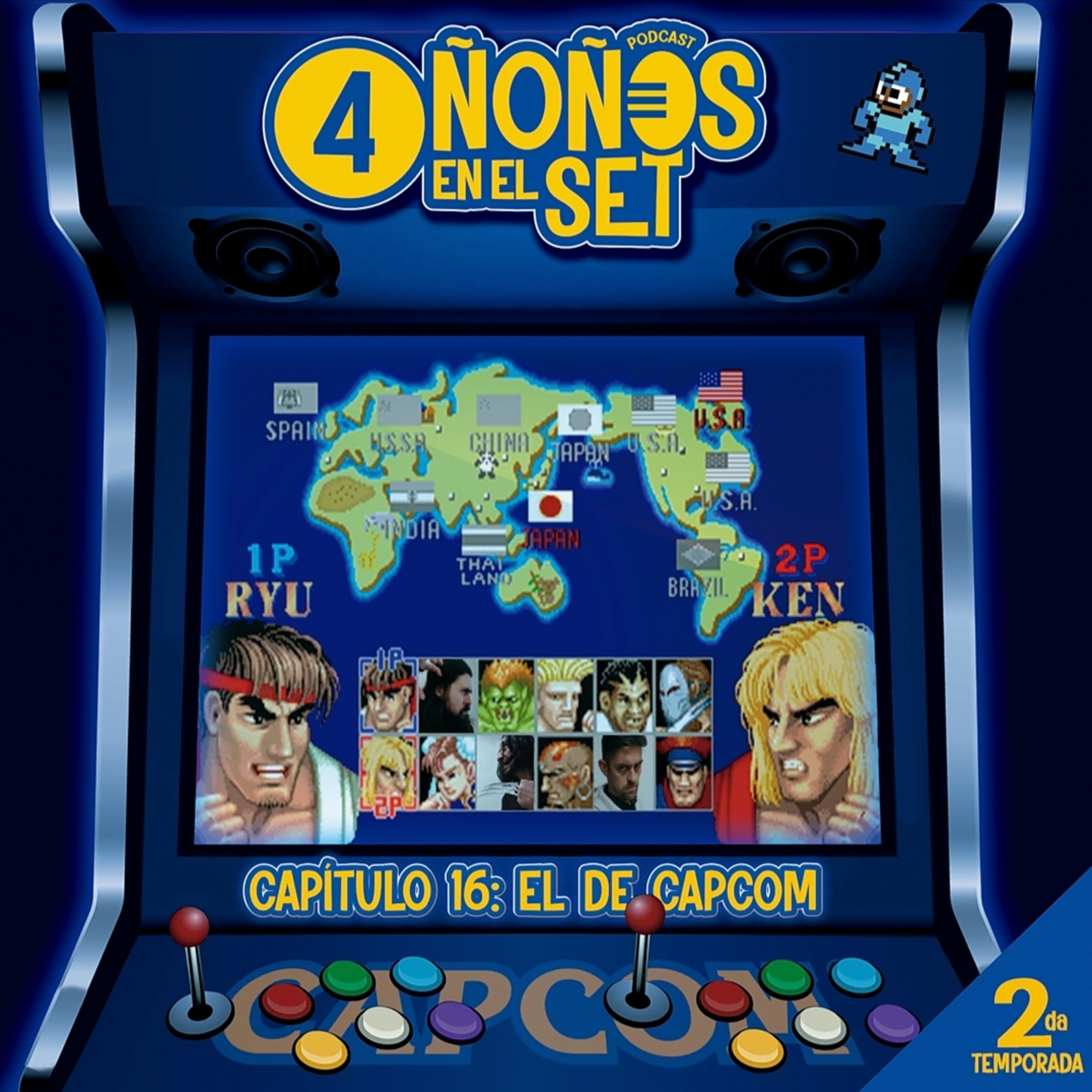 4 Ñoños en el set