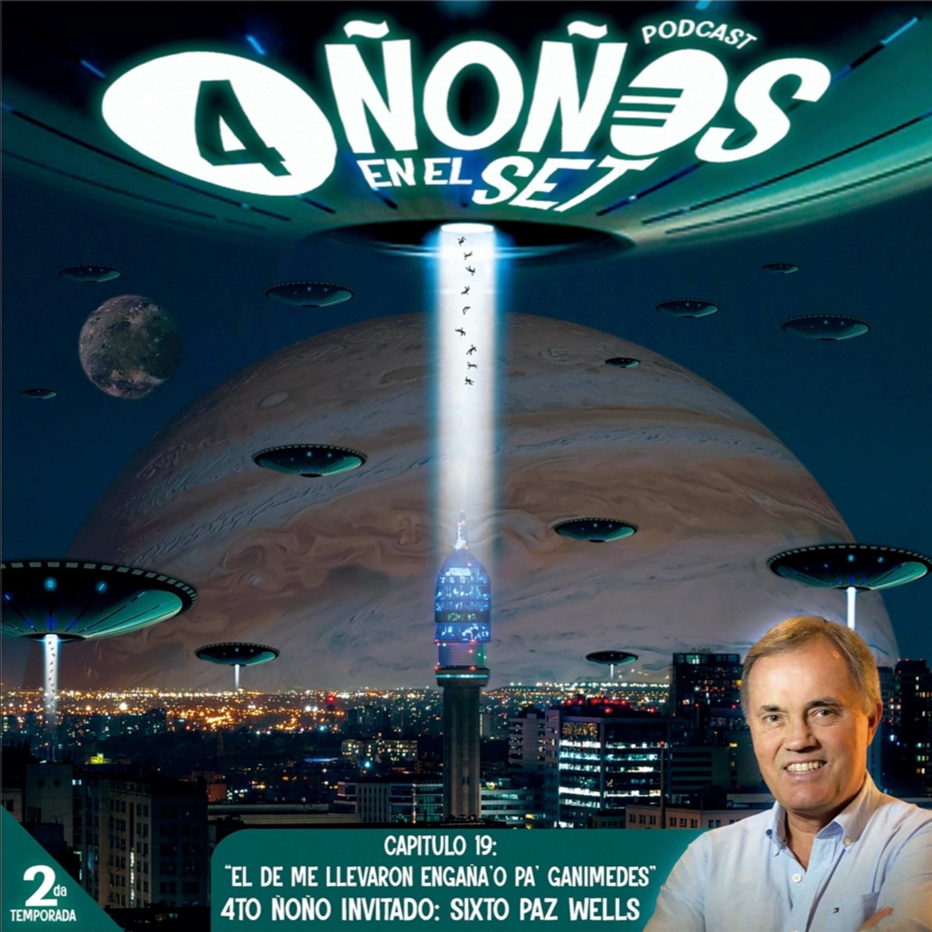 4 Ñoños en el set