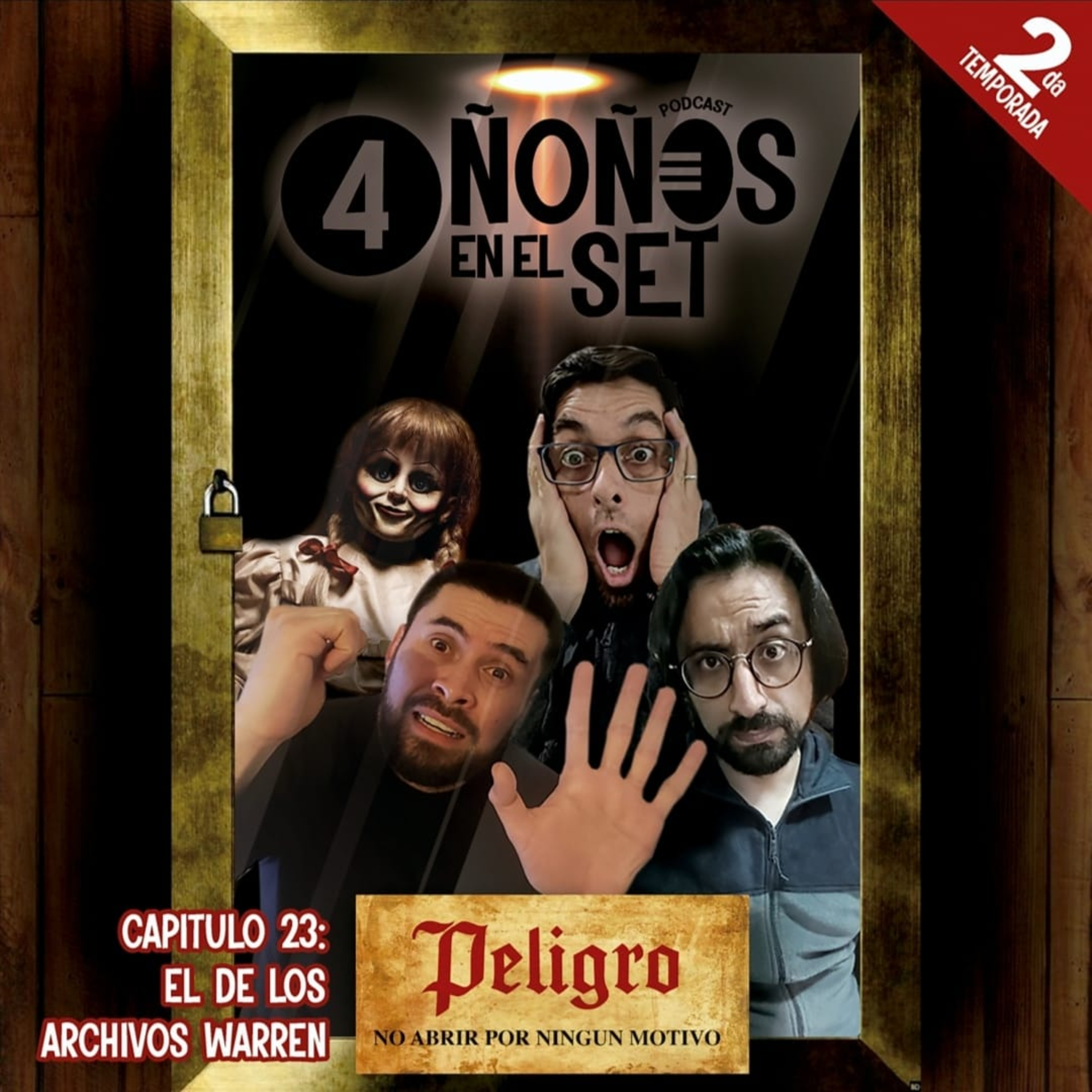 4 Ñoños en el set