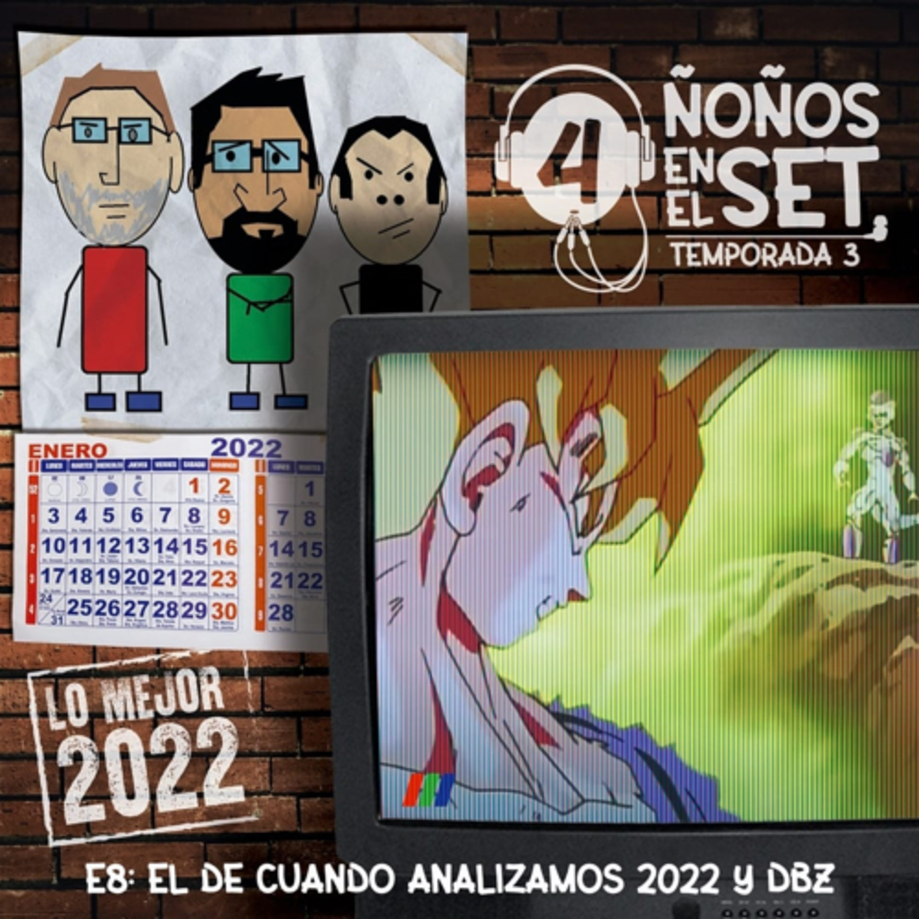 4 Ñoños en el set