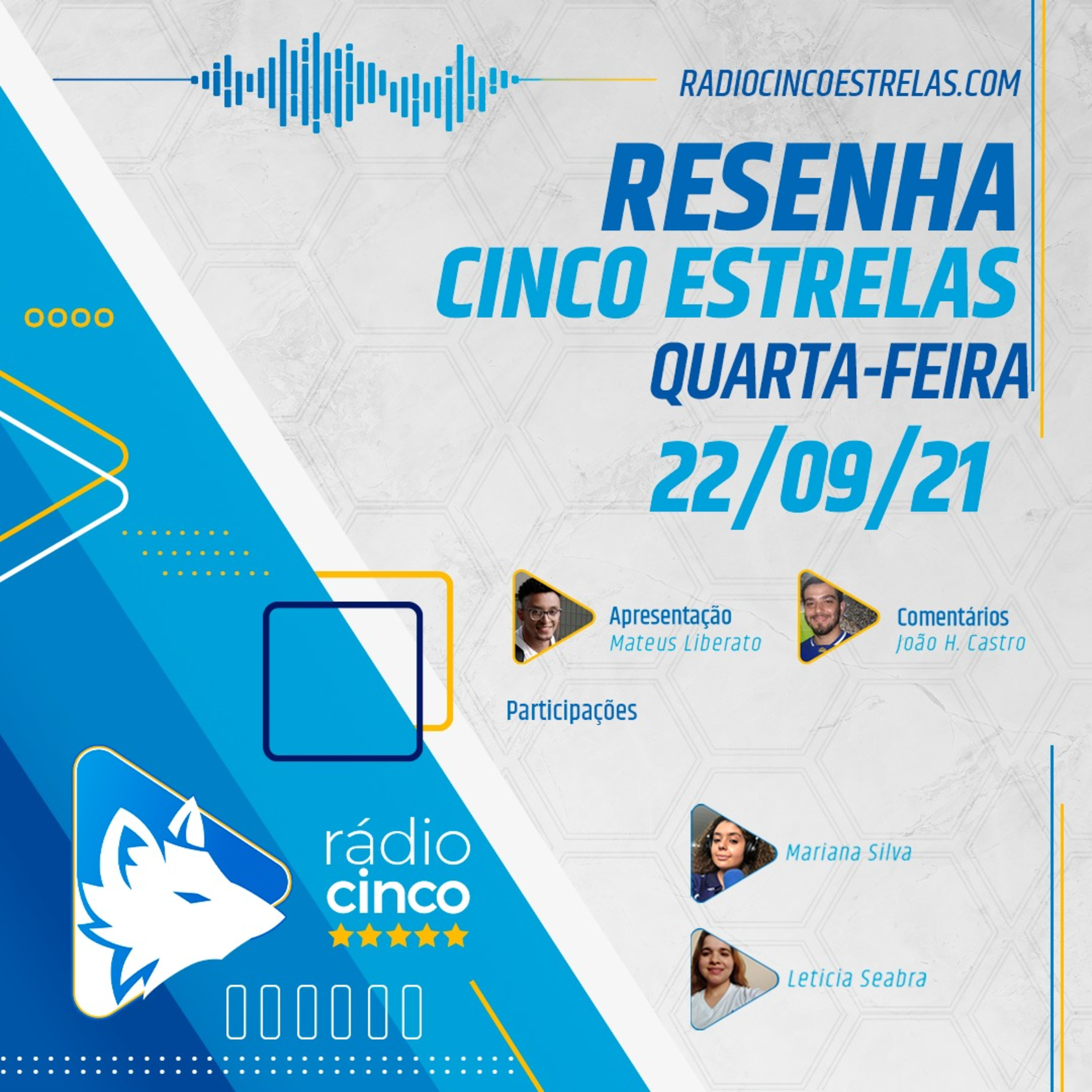 Resenha Cinco Estrelas - 22-09-21 - Cruzeiro episode artwork