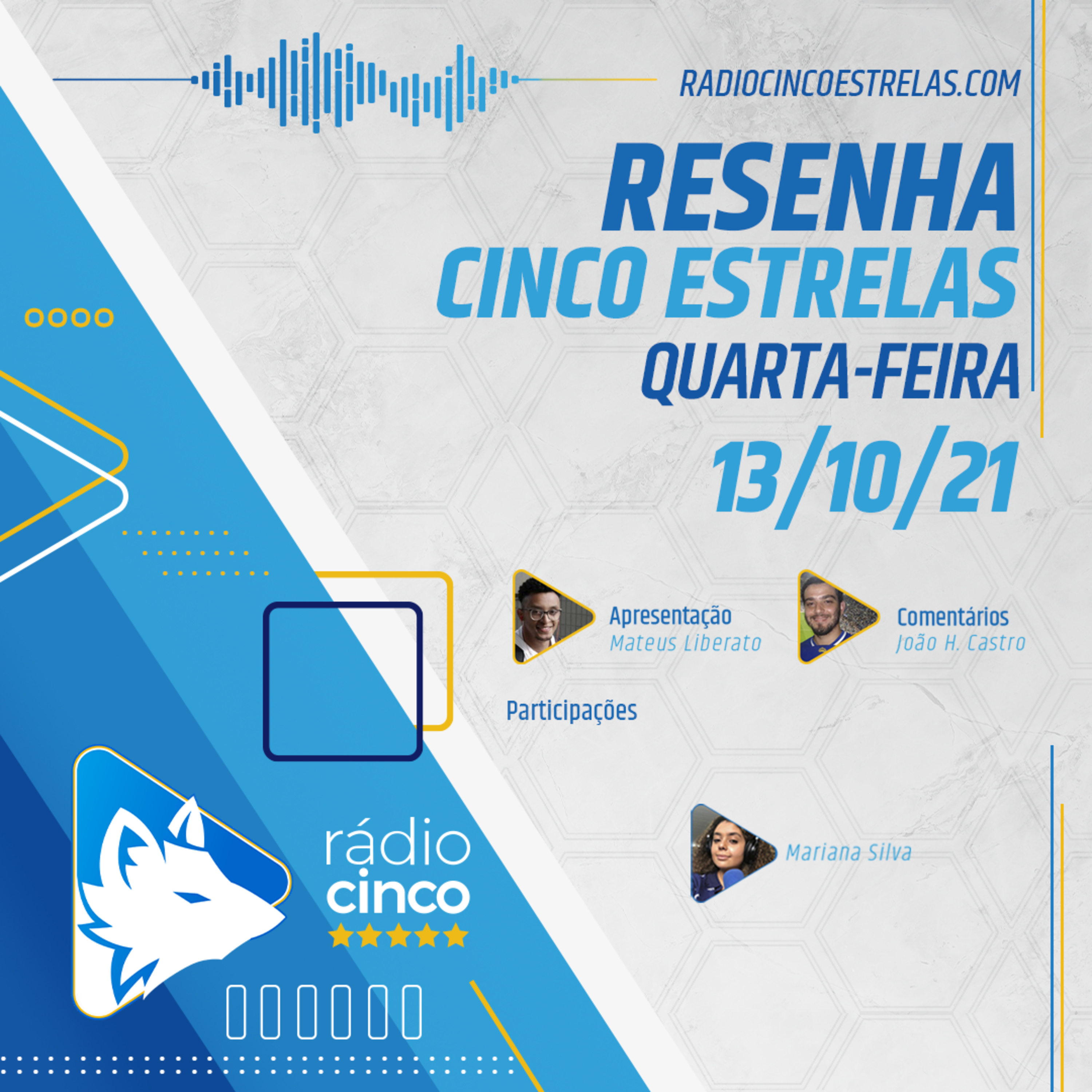 Resenha Cinco Estrelas - 13-10-21 - Cruzeiro episode artwork