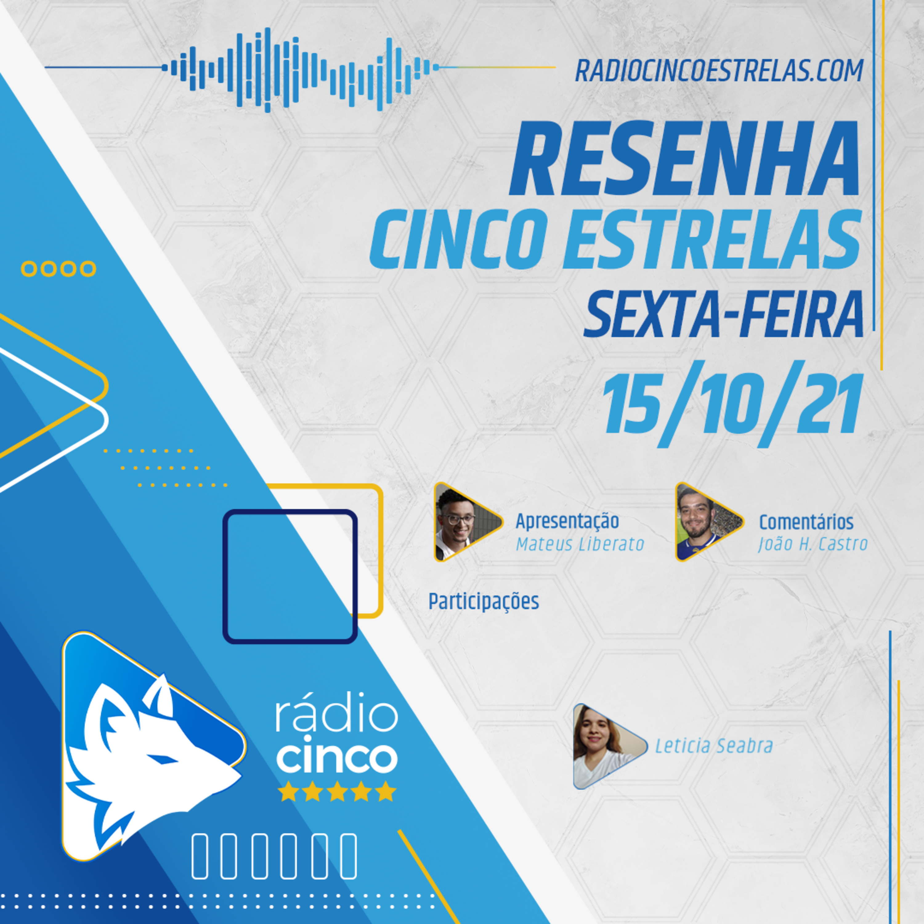 Resenha Cinco Estrelas - 15-10-21 - Cruzeiro episode artwork