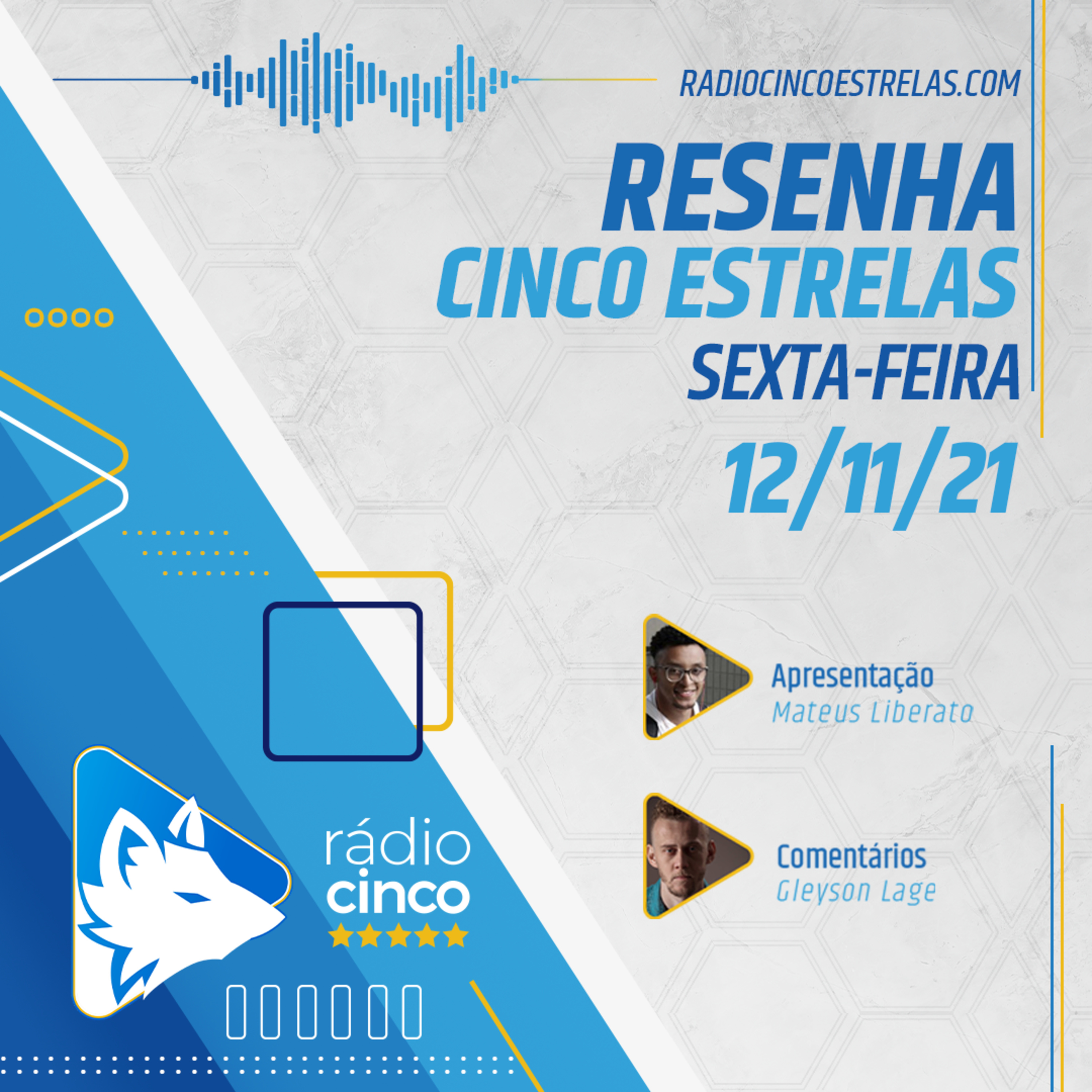 Resenha Cinco Estrelas - 12-11-21 - Cruzeiro