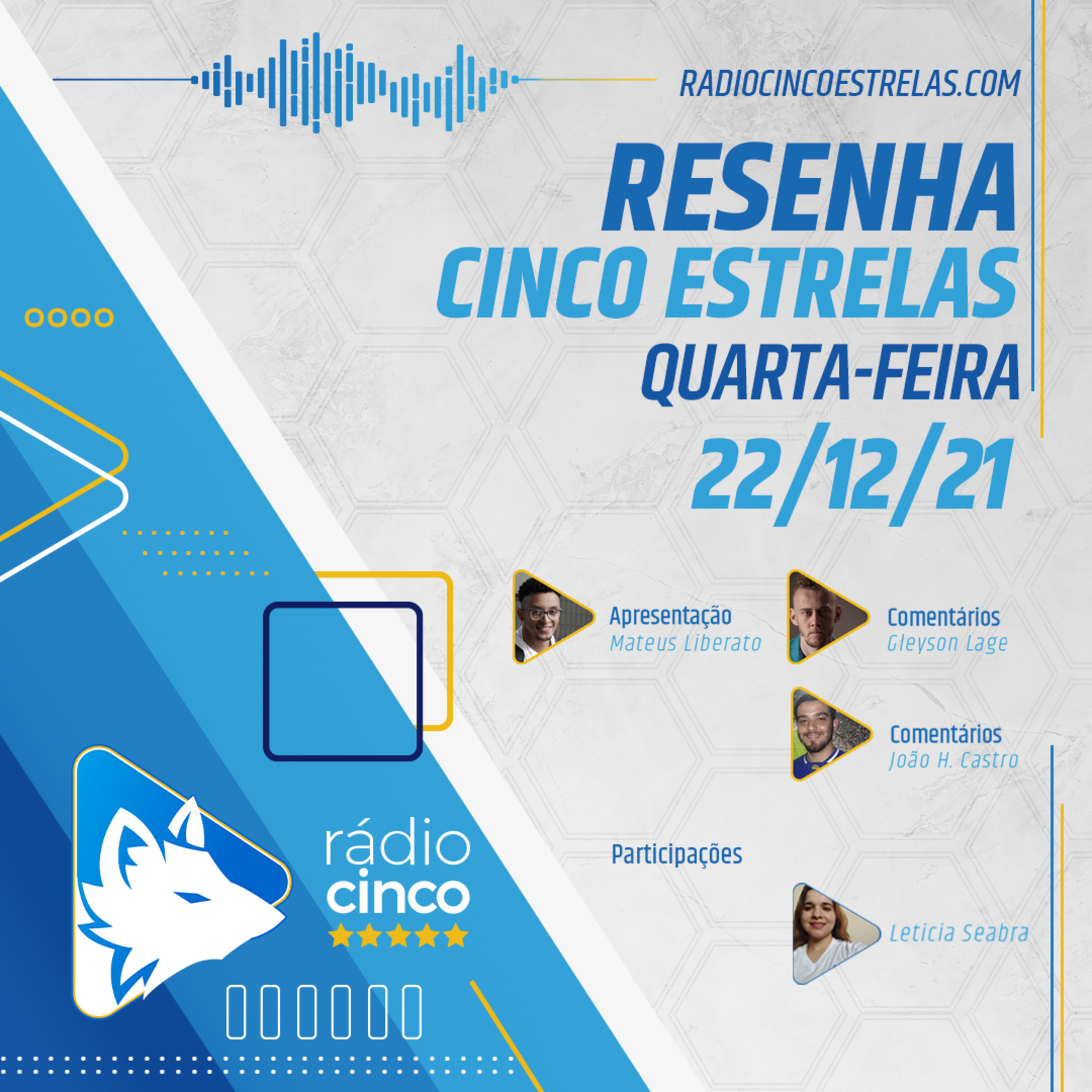 Resenha Cinco Estrelas - 22-12-21 - Cruzeiro episode artwork