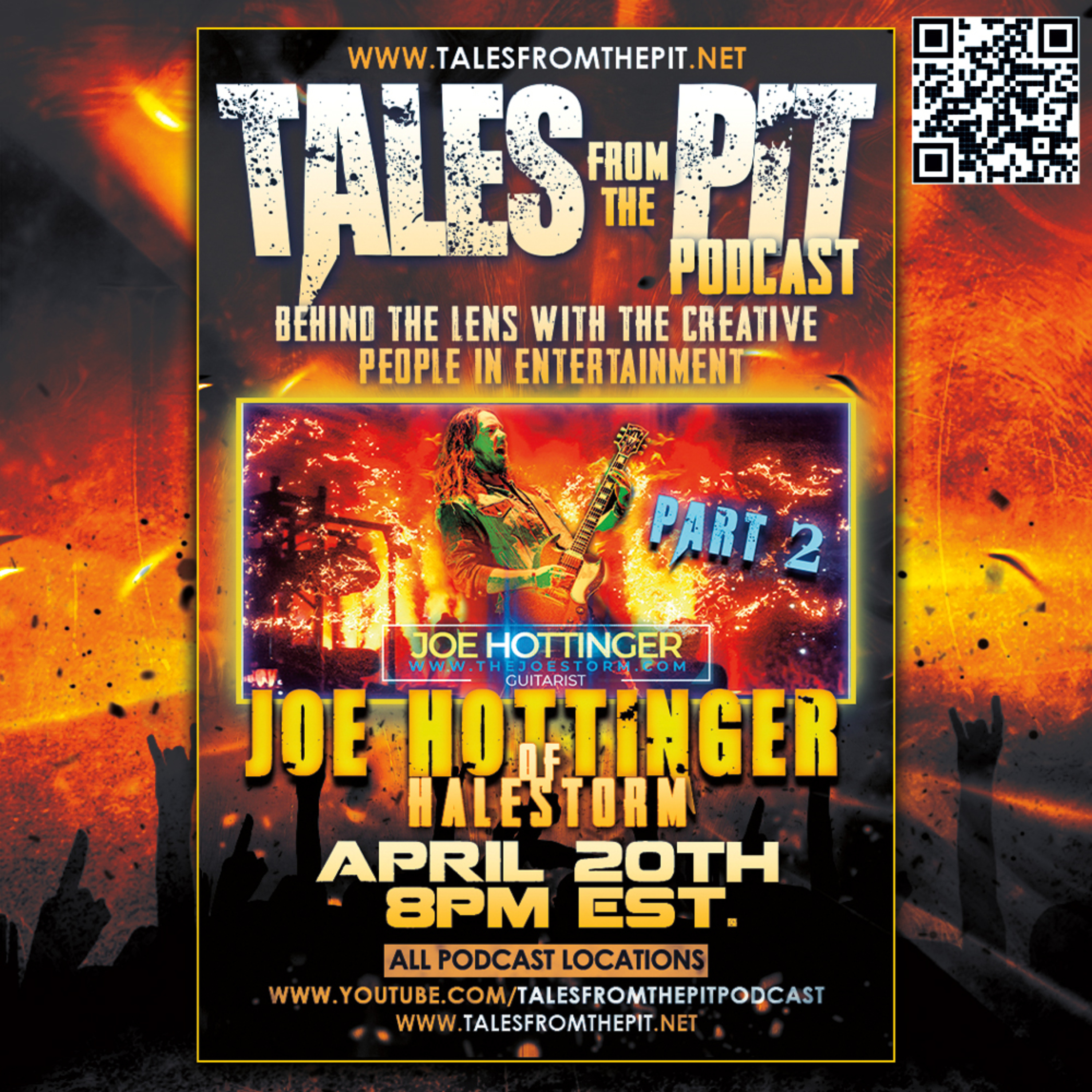 Joe Hottinger of Halestorm | Tales From The Pit: EP 60 Joe Hottinger of Halestorm Part 2 episode artwork