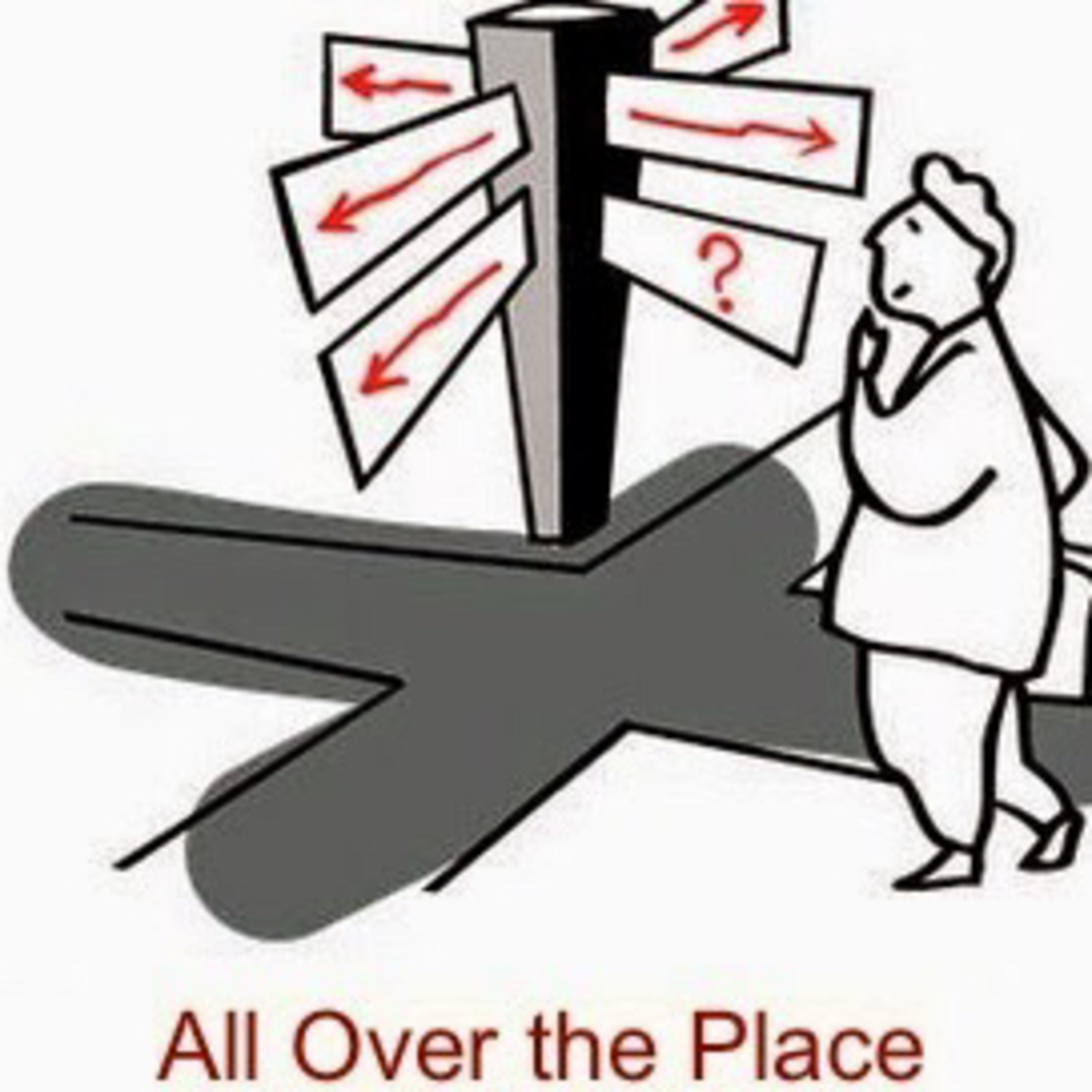 All over the place