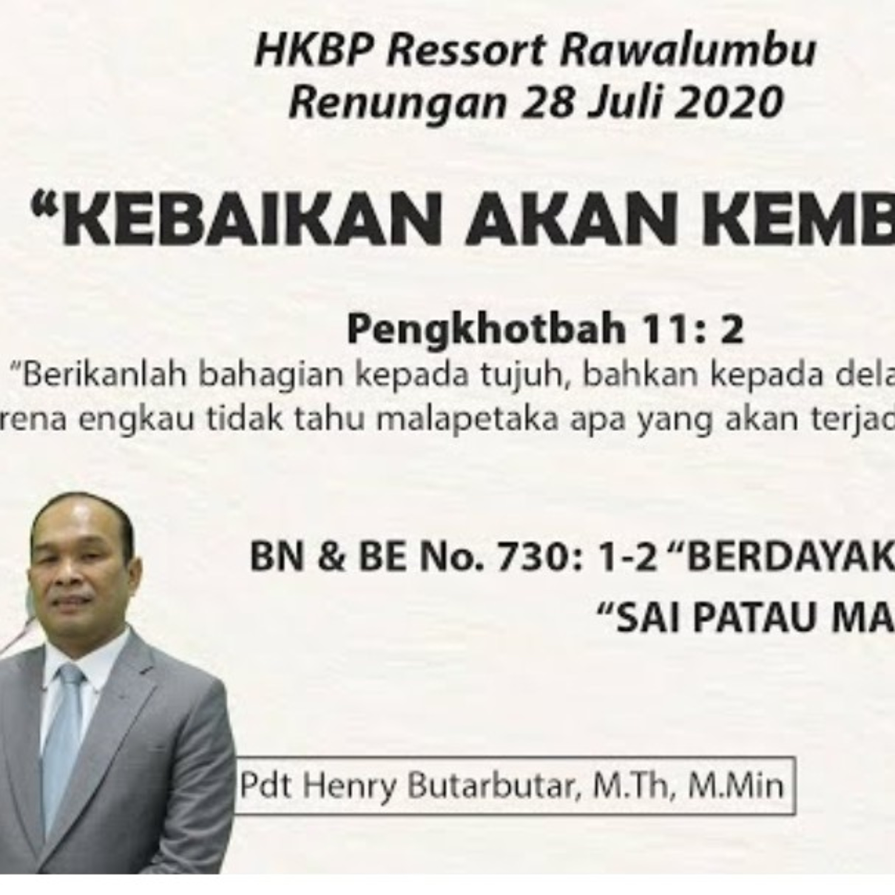 HKBP Ressort Rawalumbu