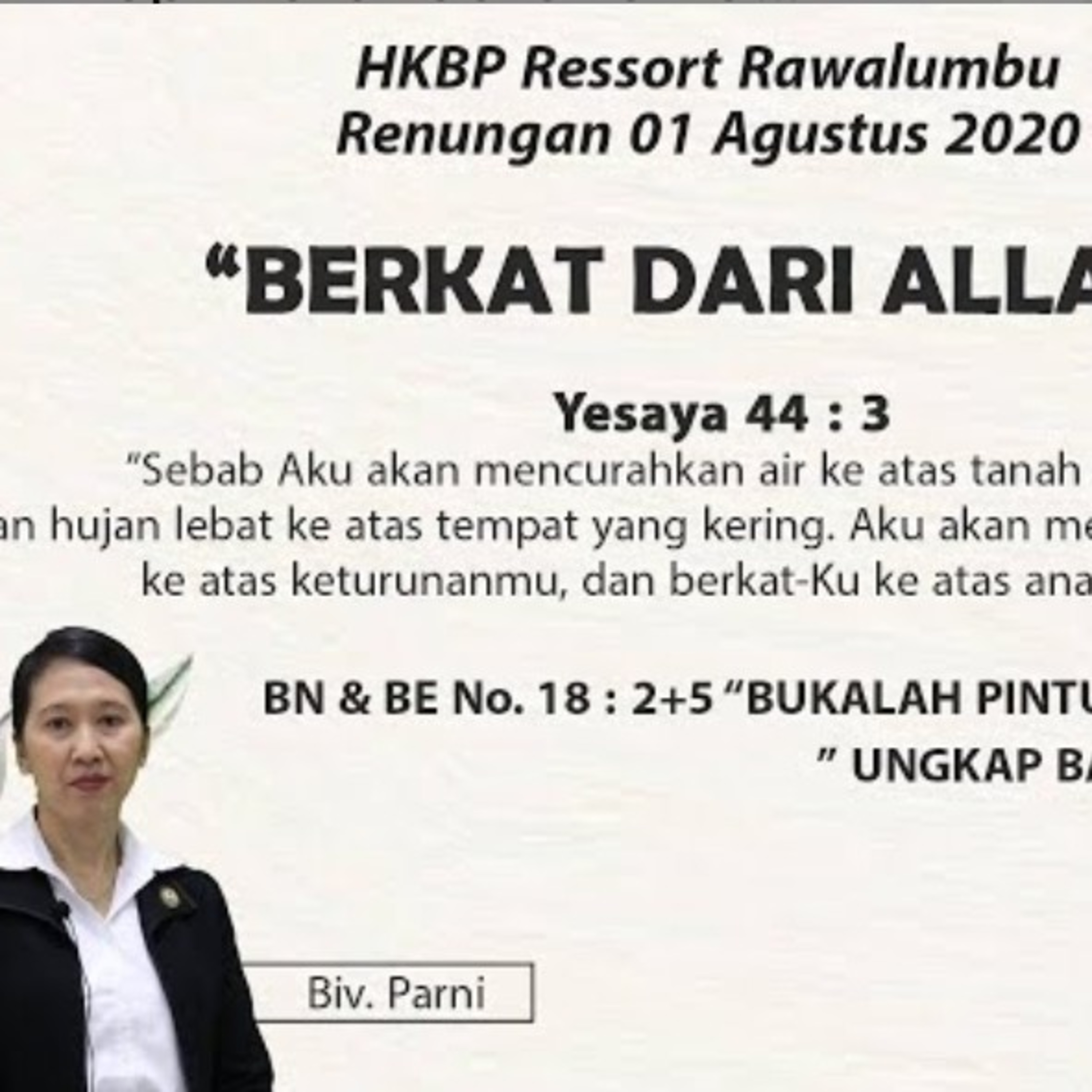 HKBP Ressort Rawalumbu