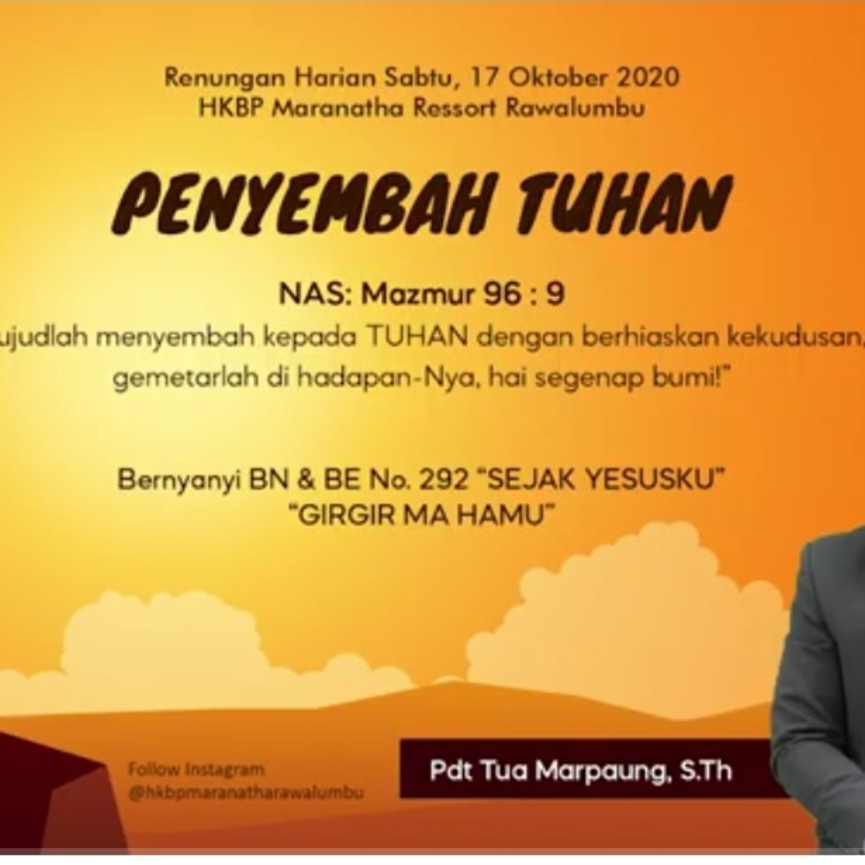 Renungan Harian Sabtu, 17 September 2020 "PENYEMBAH TUHAN" episode artwork