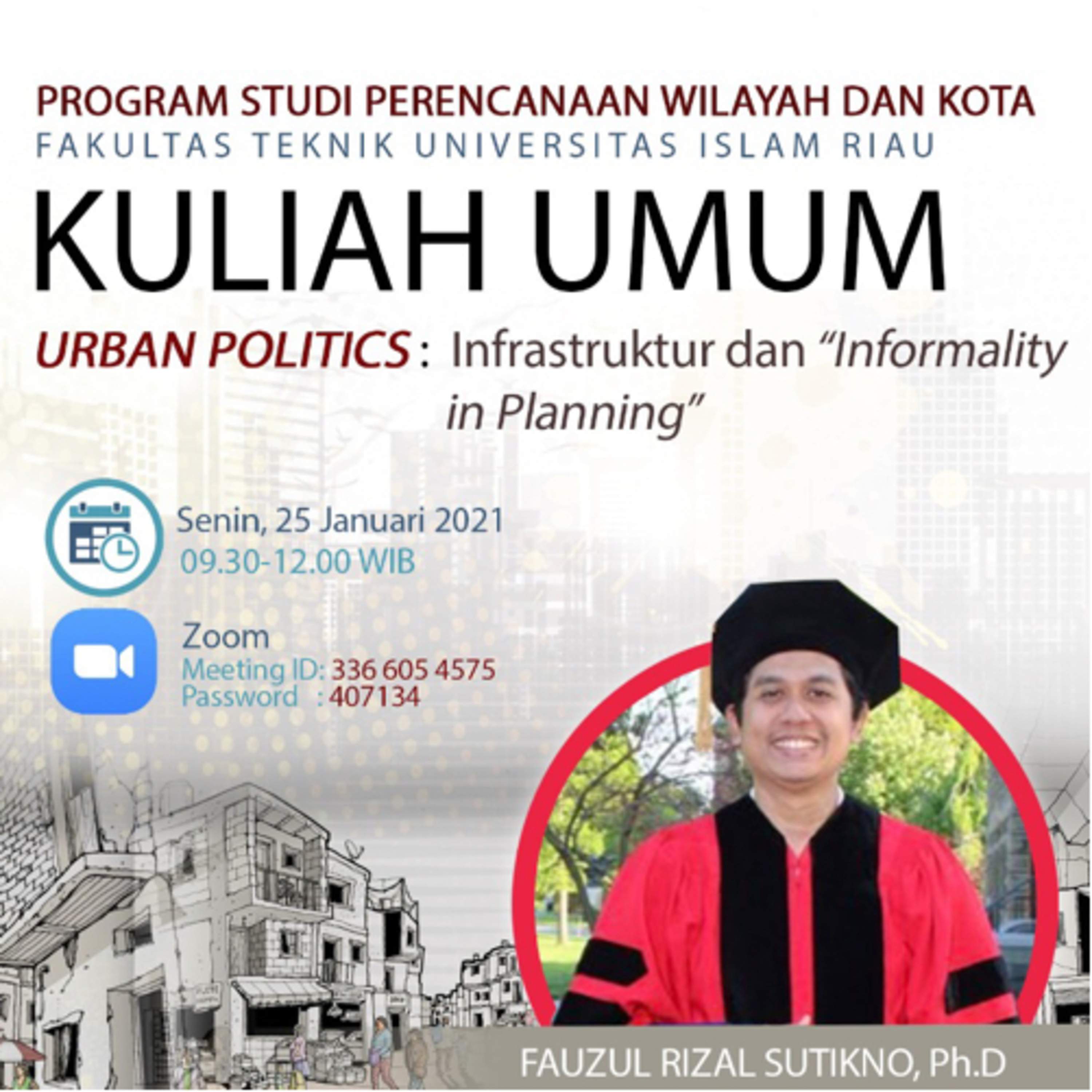 Raja Gajah Merah, a city planner