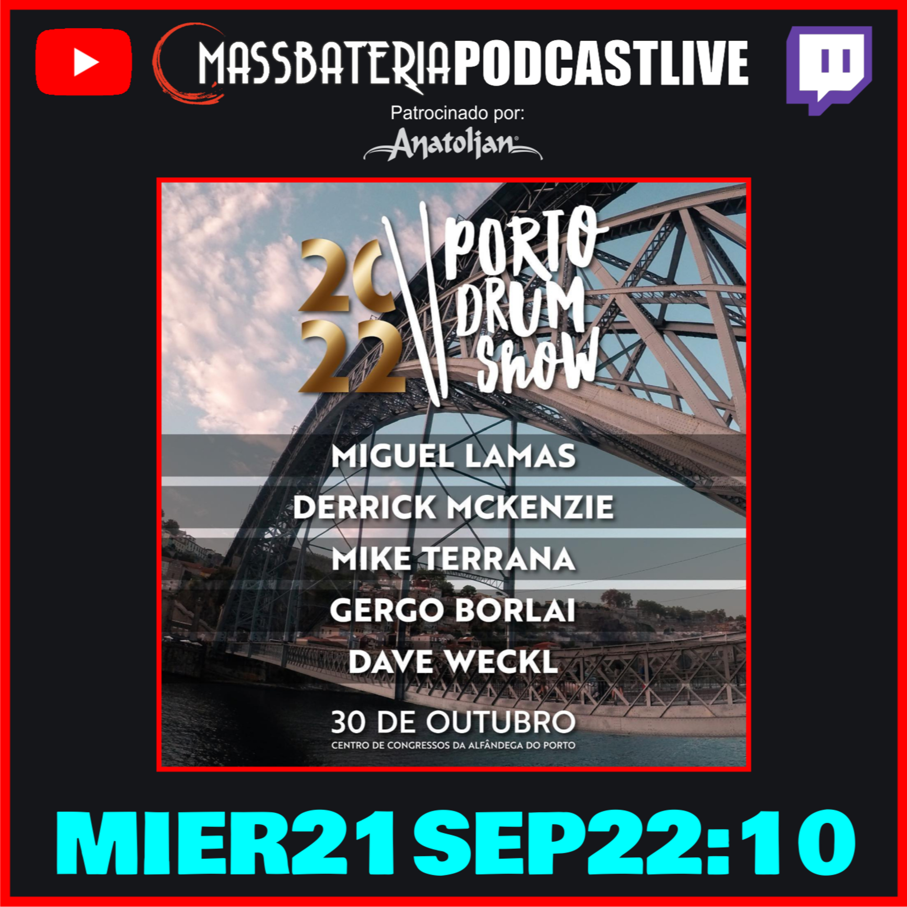 Portada de MassBateria PodcastLive